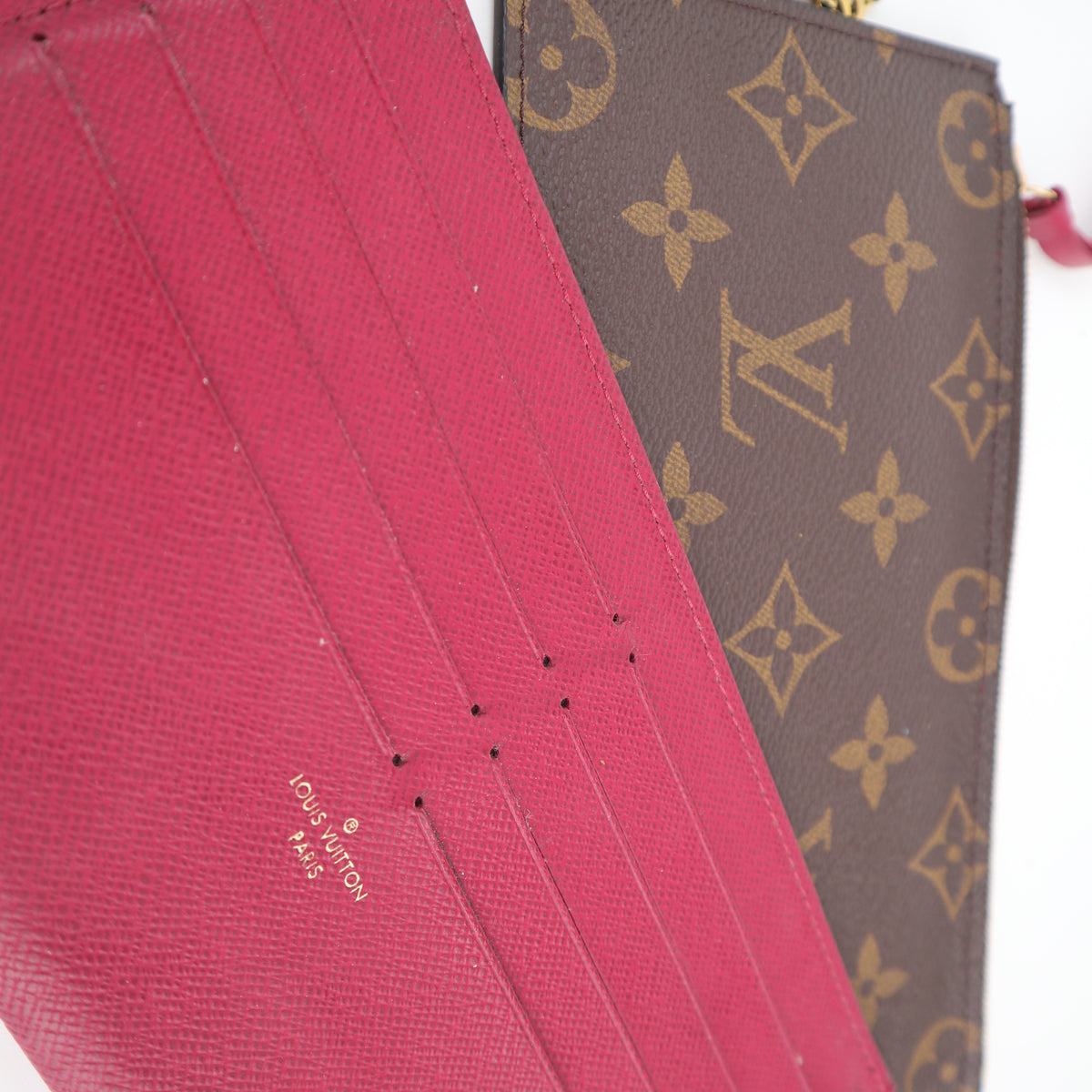 C2800 Louis Vuitton Crossbody Bag Monogram Félicie Pochette | Pre-Owned Very Good Brown Canvas/Monogram