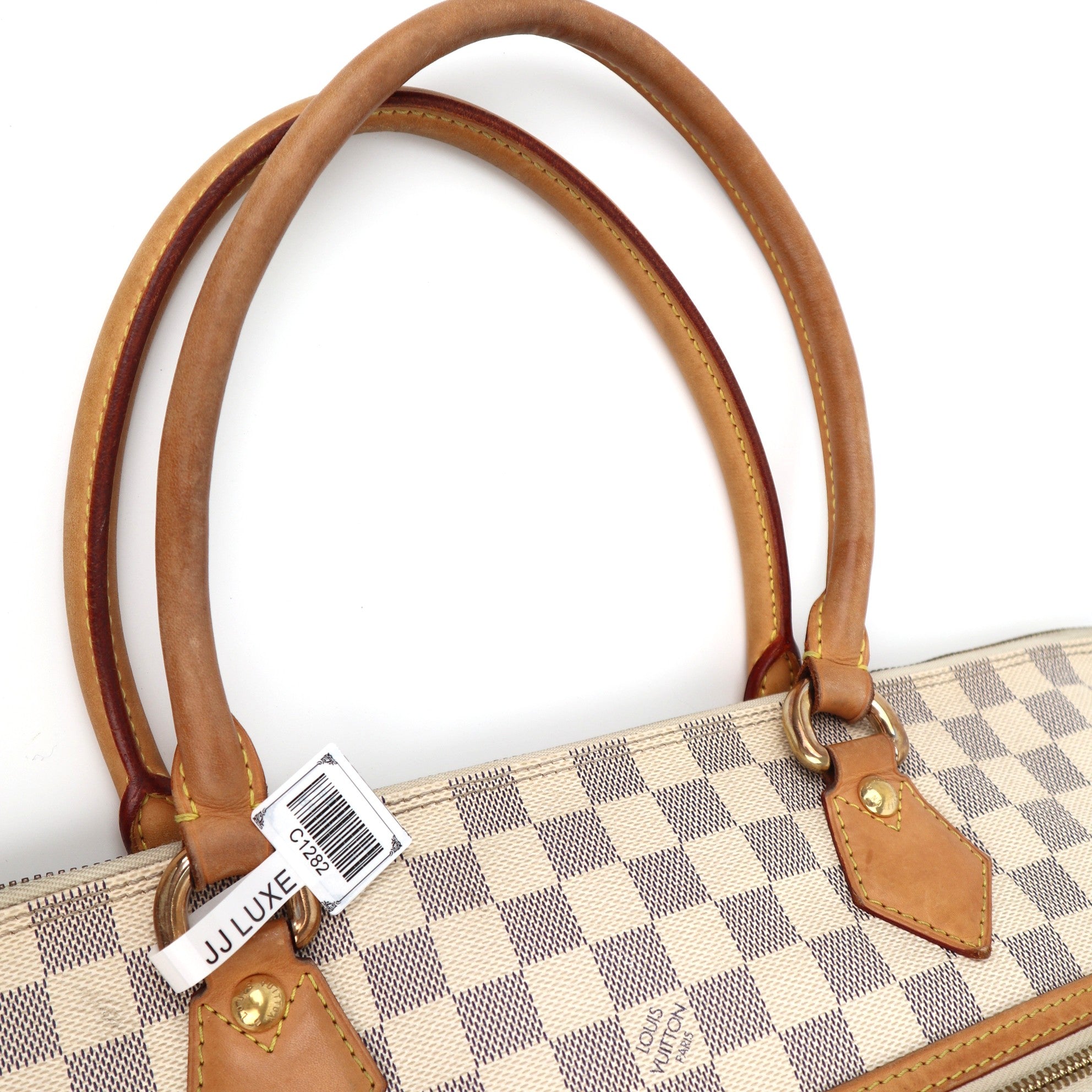 C1282 Louis Vuitton Damier Azur Canvas Saleya GM-Pre Owned