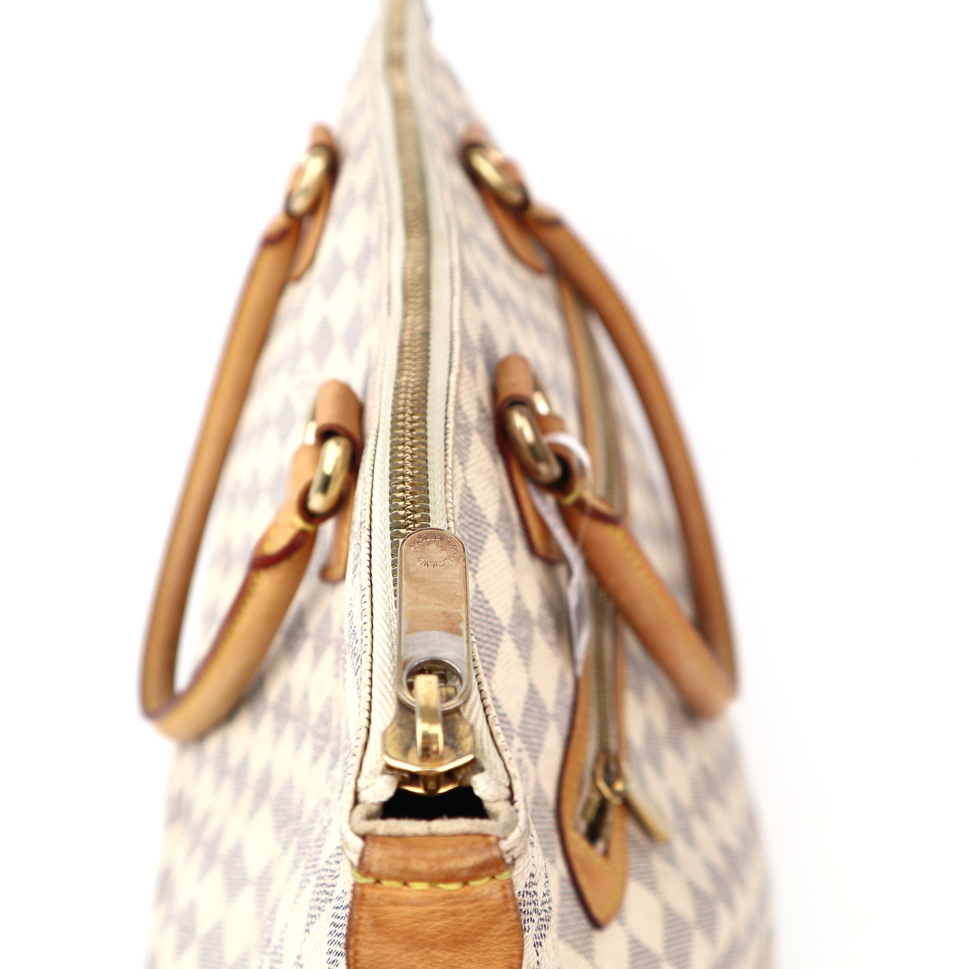 C1282 Louis Vuitton Damier Azur Canvas Saleya GM-Pre Owned