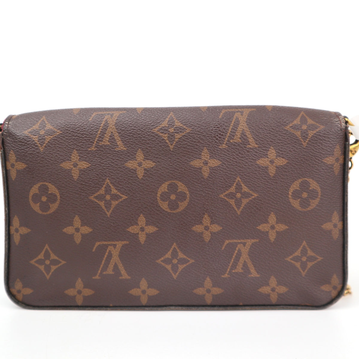 C2801 Louis Vuitton Crossbody Bag Monogram Félicie Pochette | Pre-Owned Very Good Brown Monogram Canvas