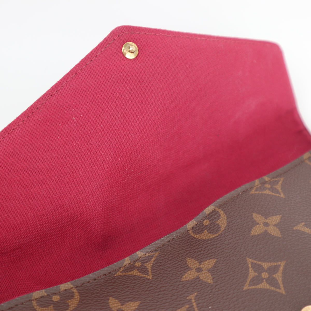 C2801 Louis Vuitton Crossbody Bag Monogram Félicie Pochette | Pre-Owned Very Good Brown Monogram Canvas