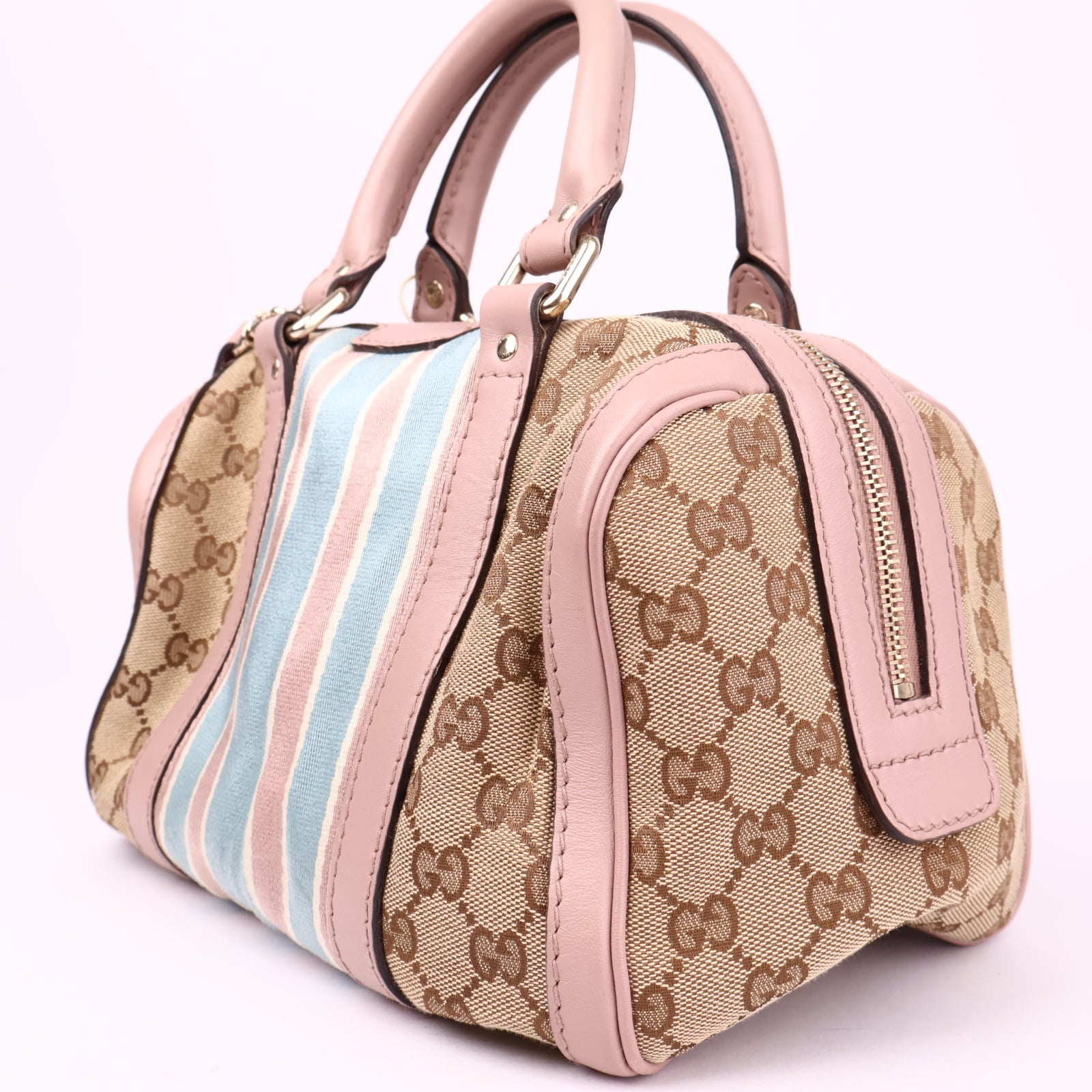 J3549 GUCCI GG Canvas Sherry Line Hand Bag- Pre Owned