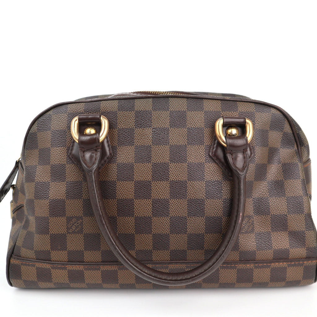 Louis Vuitton Damier Ebene Duomo Shoulder Bag C1852# | Pre-Owned Good Brown Damier Ebene Canvas