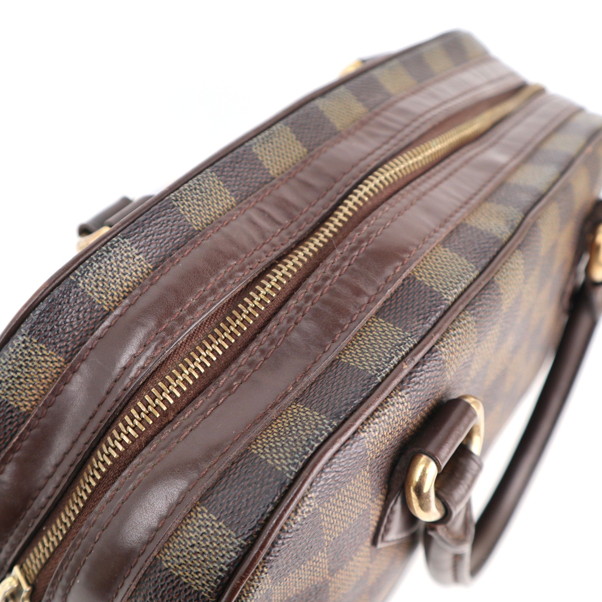 Louis Vuitton Damier Ebene Duomo Shoulder Bag C1852 | Pre-Owned Good Brown Damier Ebene Canvas
