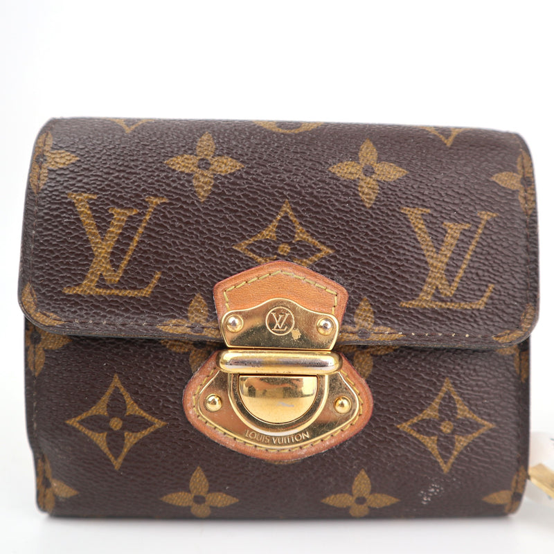 C2808 Louis Vuitton Wallet Monogram Joey Wallet | Pre-Owned Very Good Brown Monogram Canvas