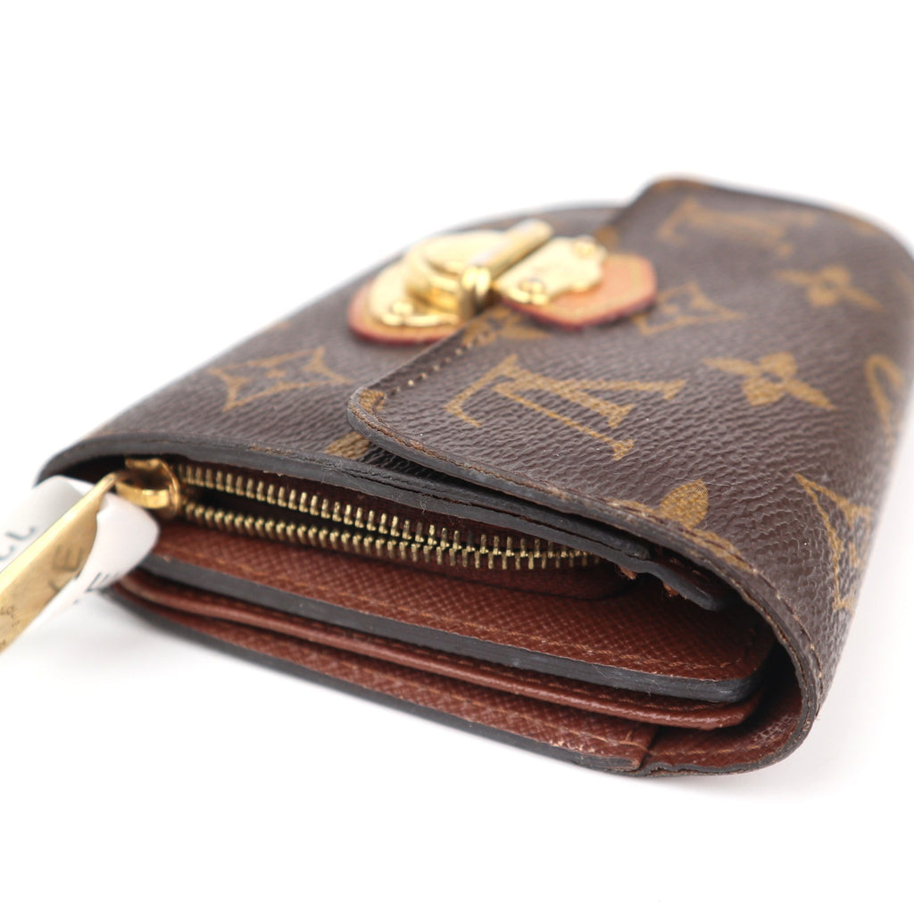 C2808 Louis Vuitton Wallet Monogram Joey Wallet | Pre-Owned Very Good Brown Monogram Canvas