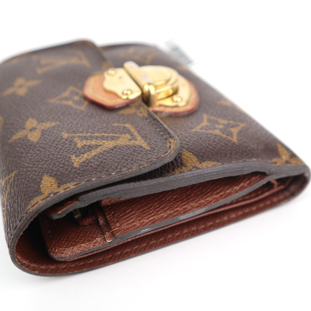 C2808 Louis Vuitton Wallet Monogram Joey Wallet | Pre-Owned Very Good Brown Monogram Canvas