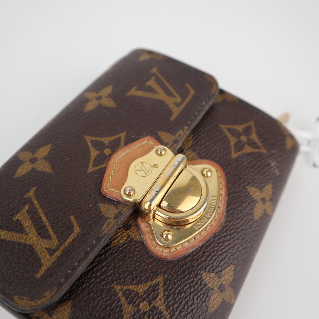 C2808 Louis Vuitton Wallet Monogram Joey Wallet | Pre-Owned Very Good Brown Monogram Canvas