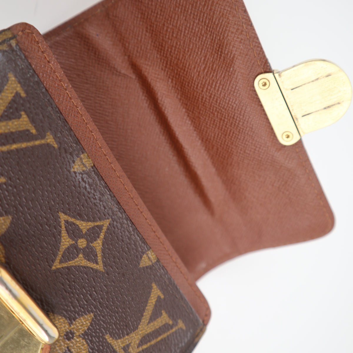 C2808 Louis Vuitton Wallet Monogram Joey Wallet | Pre-Owned Very Good Brown Monogram Canvas
