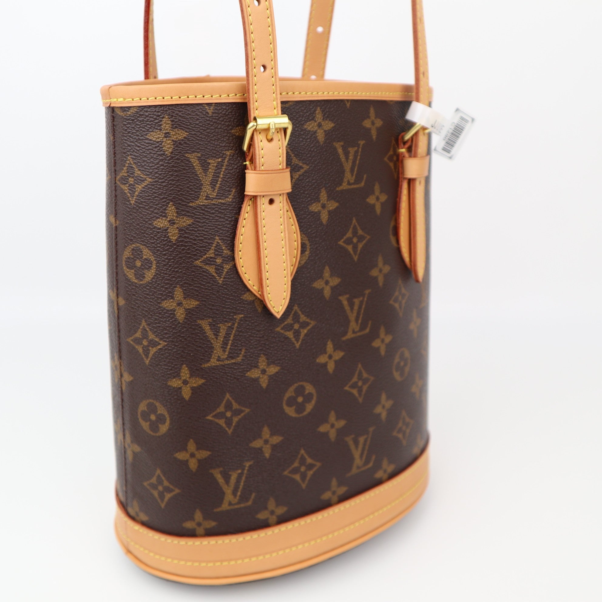 C1286R Louis Vuitton  Monogram Canvas Petit Bucket Shoulder Bag-Pre Owned