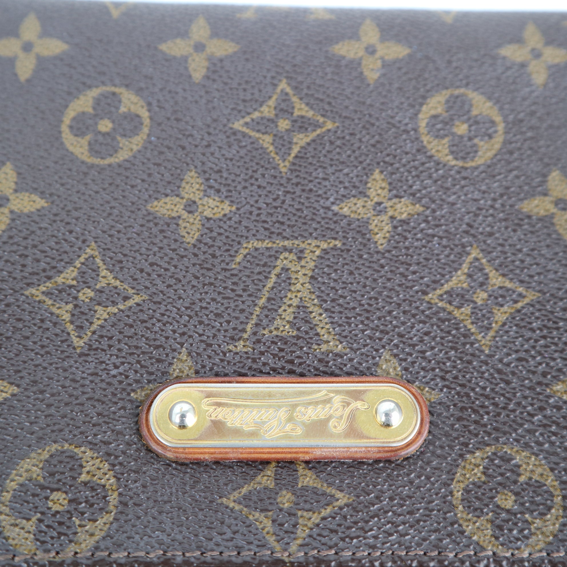 Louis Vuitton Monogram Canvas Eva Clutch Clutch Bag C1855 | Pre-Owned Very Good Brown Monogram Canvas