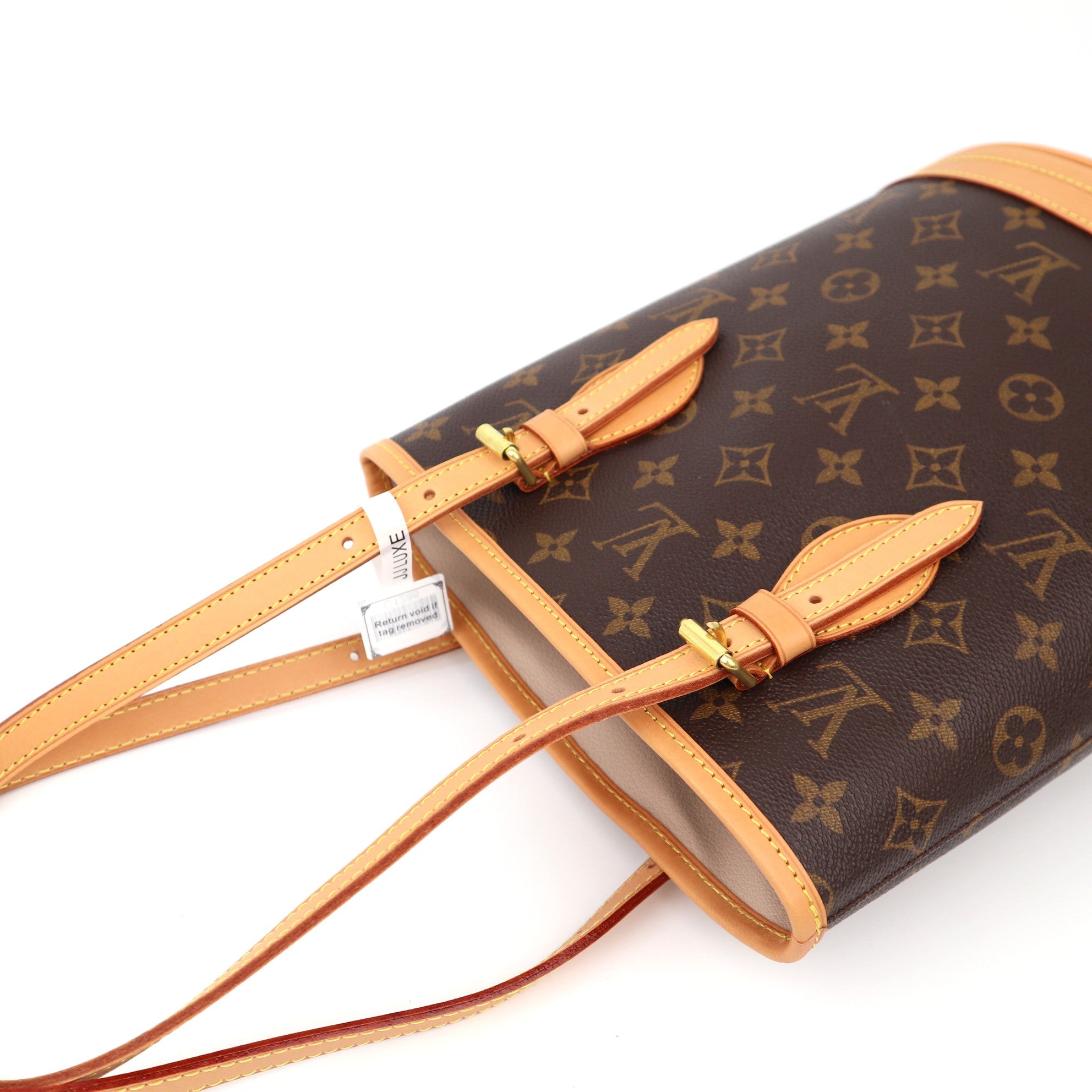 C1286R Louis Vuitton  Monogram Canvas Petit Bucket Shoulder Bag-Pre Owned