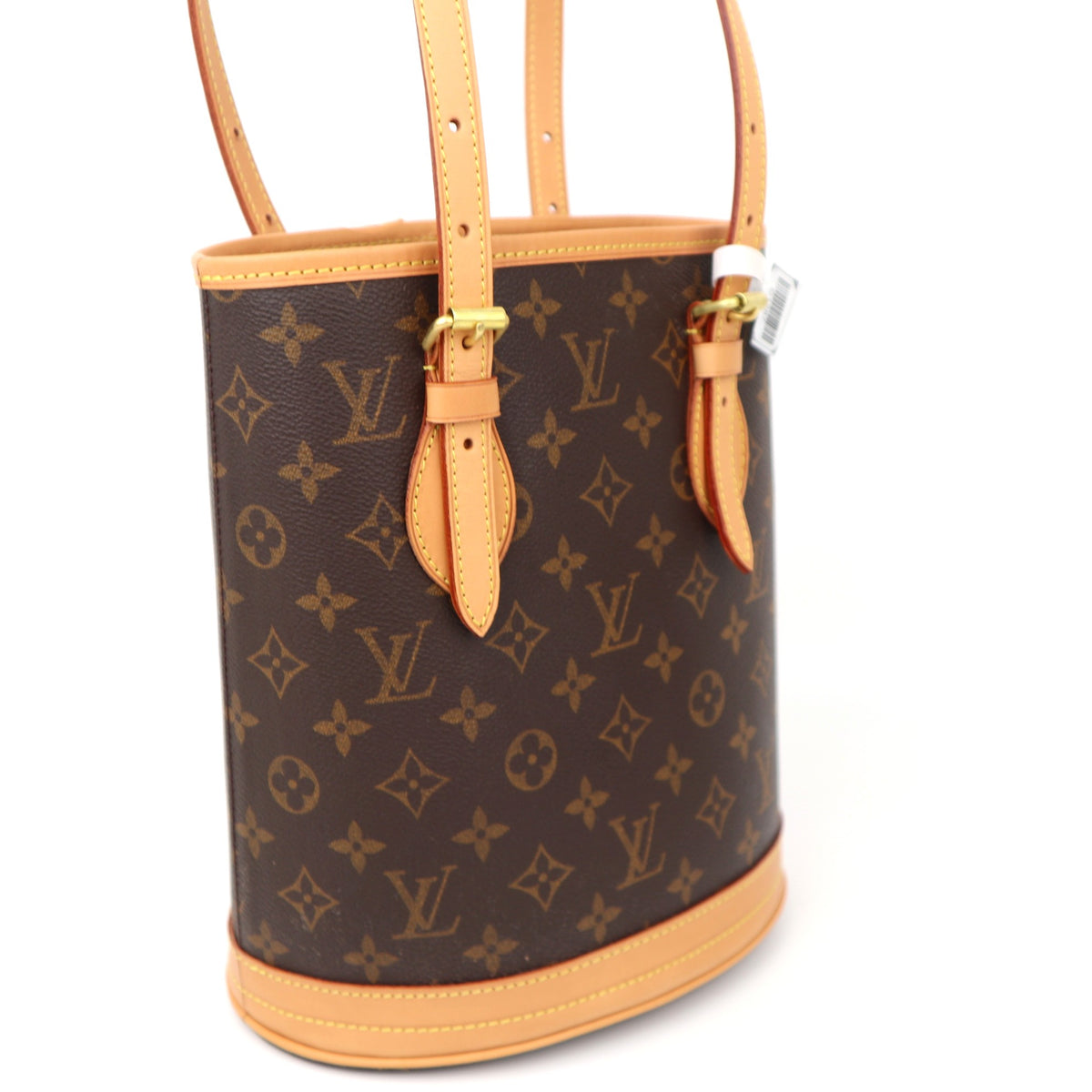 C1287 Louis Vuitton  Monogram Canvas Petit Bucket Shoulder Bag-Pre Owned