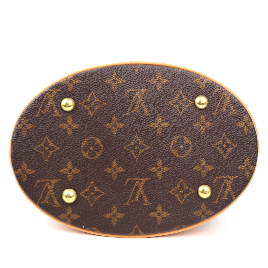 C1287 Louis Vuitton  Monogram Canvas Petit Bucket Shoulder Bag-Pre Owned