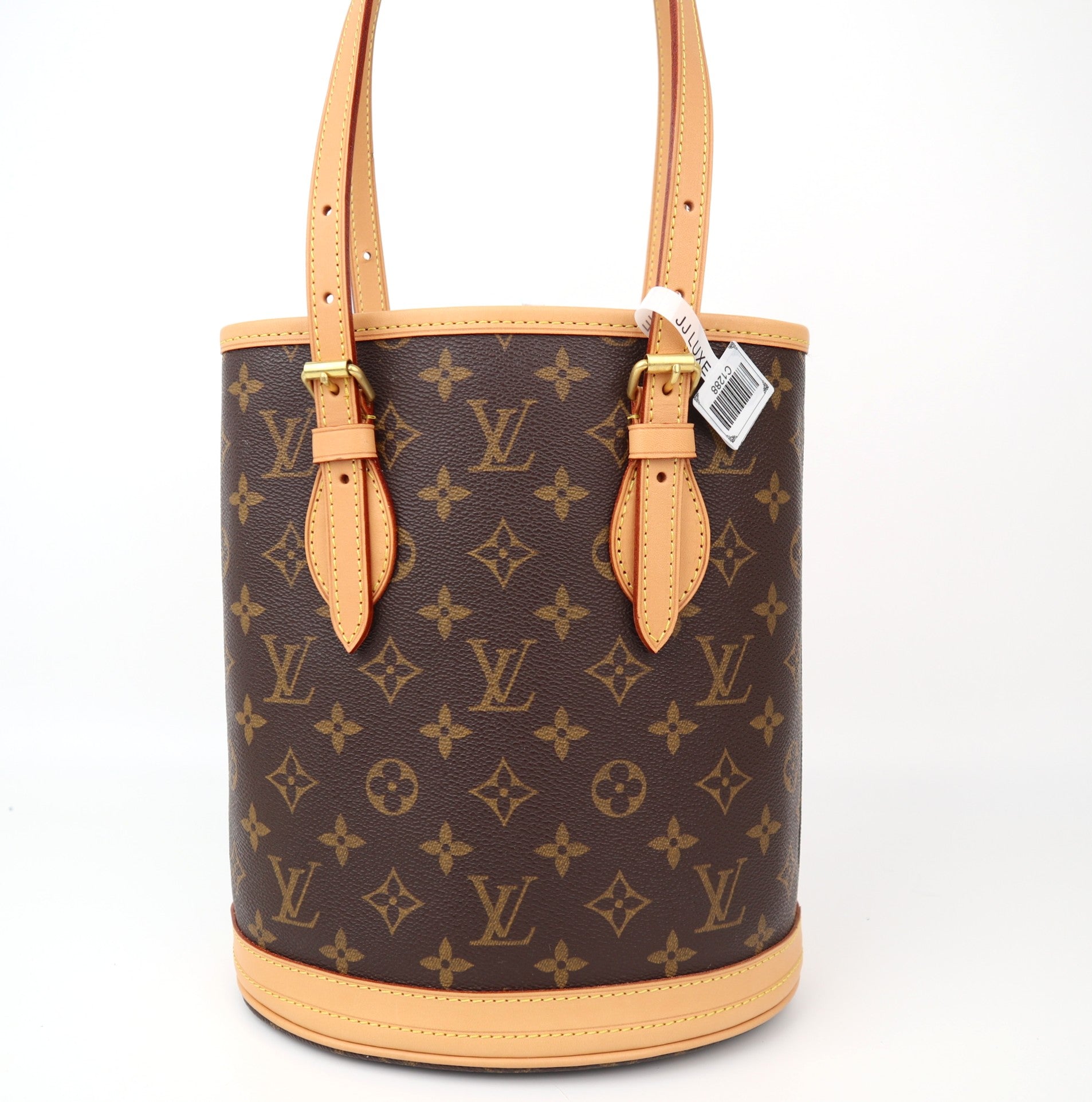 C1288R Louis Vuitton  Monogram Canvas Petit Bucket Shoulder Bag-Pre Owned