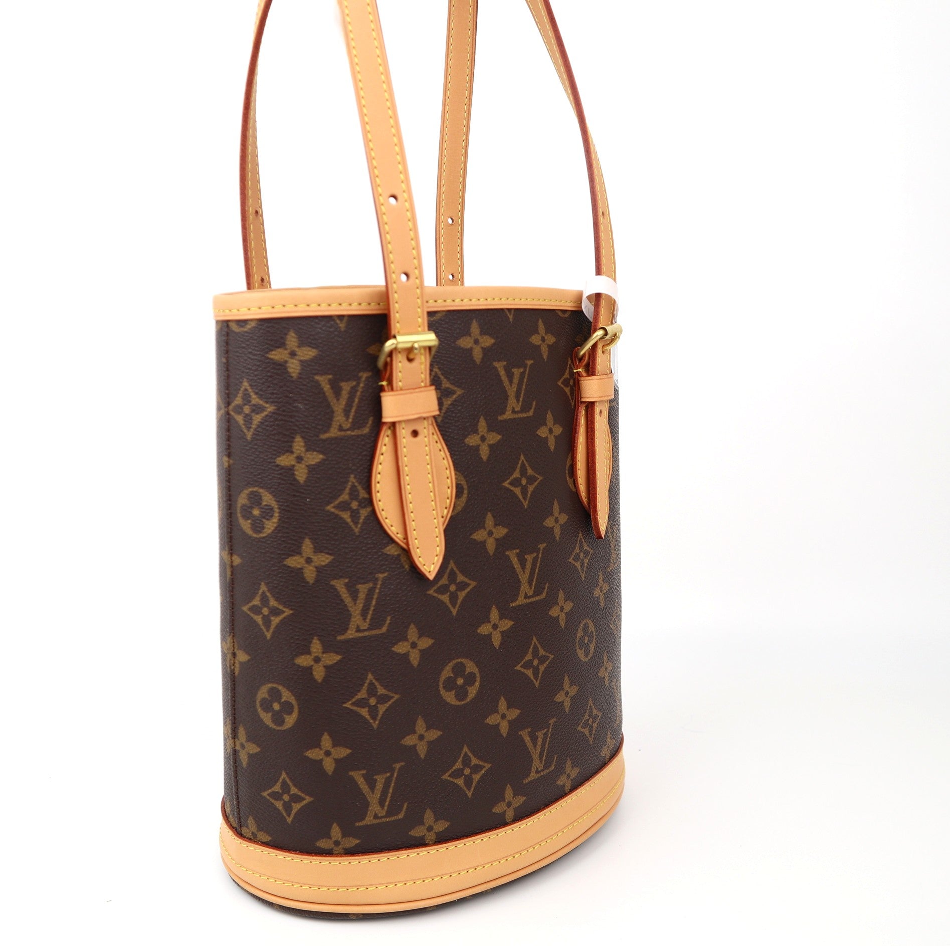 C1288R Louis Vuitton  Monogram Canvas Petit Bucket Shoulder Bag-Pre Owned