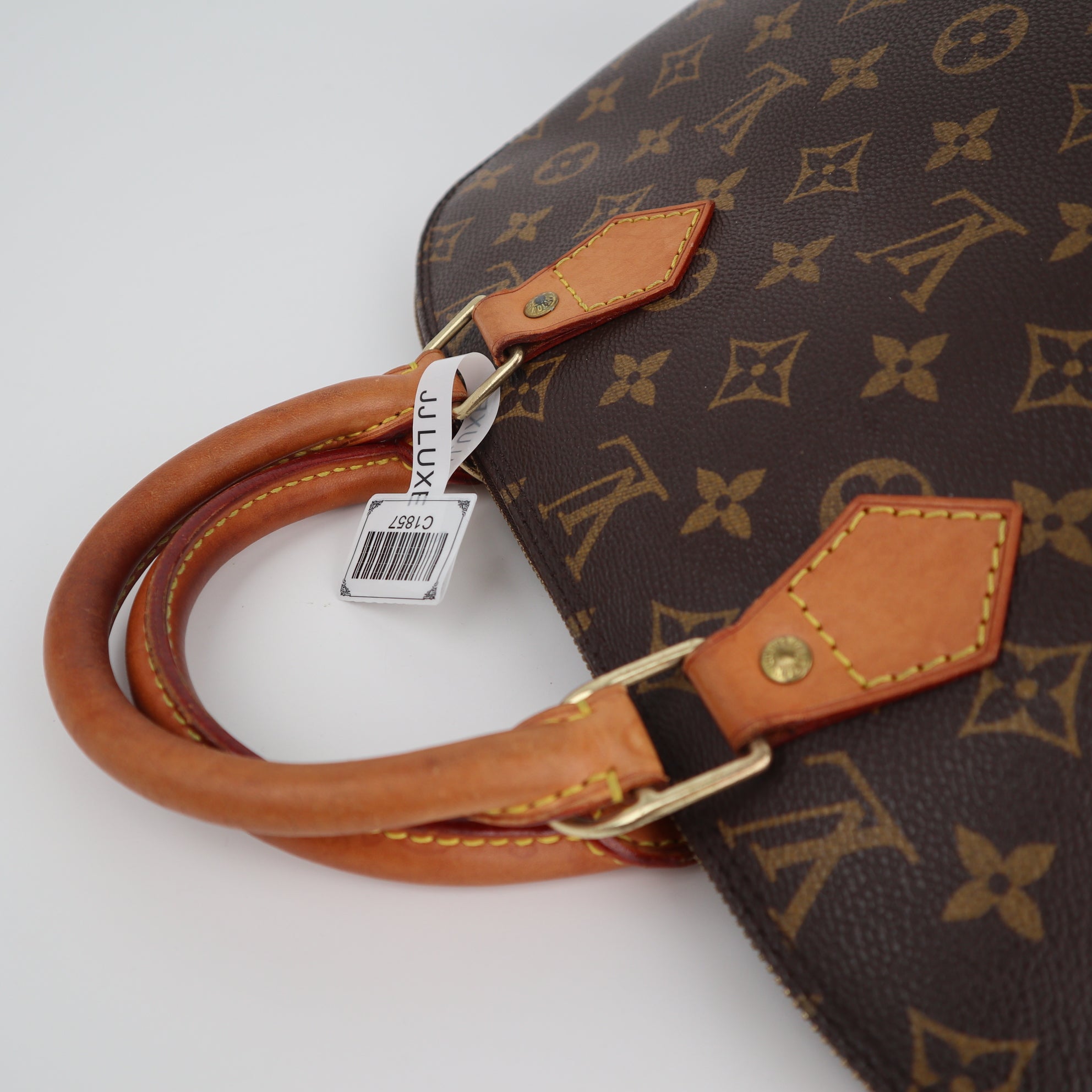 Louis Vuitton Monogram Canvas Alma PM Top Handle Bag C1857 | Pre-Owned Very Good Brown Monogram Coated canvas, leather trim
