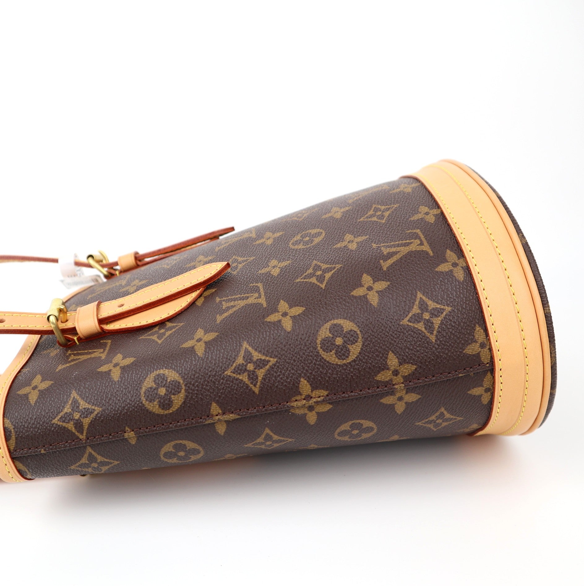 C1288R Louis Vuitton  Monogram Canvas Petit Bucket Shoulder Bag-Pre Owned