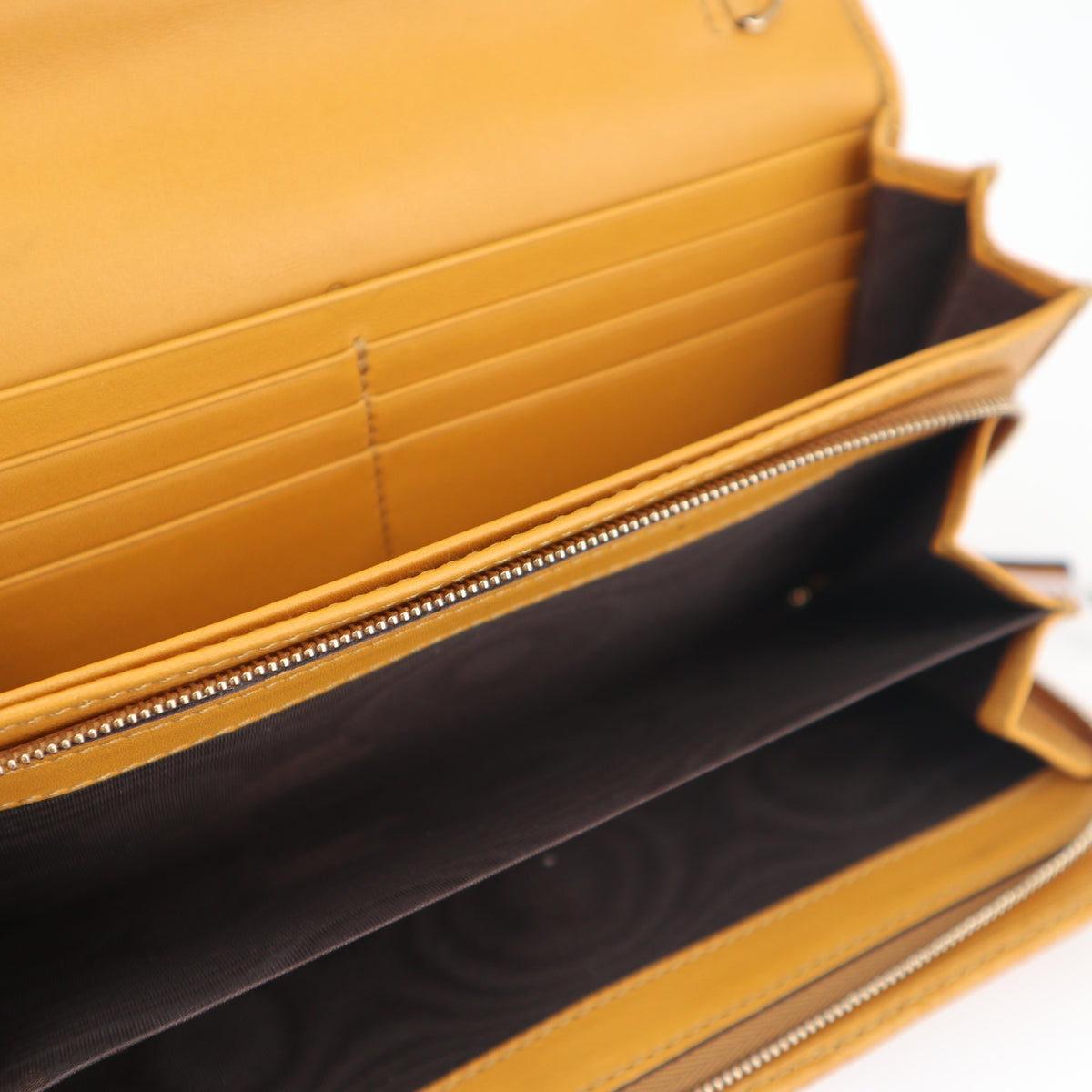 C2812 Gucci Wallet Microguccissima Long Wallet Yellow | Pre-Owned Very Good Yellow Guccissima Leather