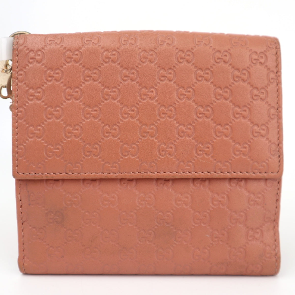 C2813# Gucci Wallet Microguccissima Wallet Pink | Pre-Owned Very Good Pink Guccissima Leather
