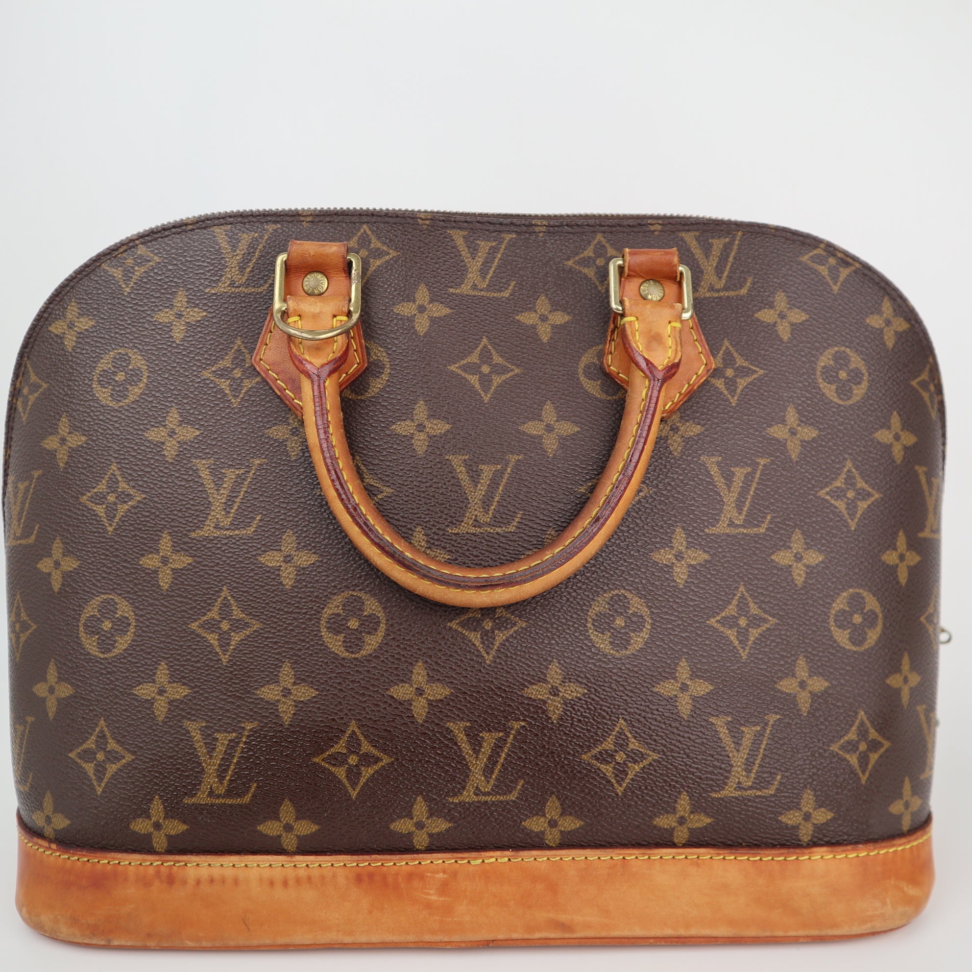 Louis Vuitton Monogram Canvas Alma PM Top Handle Bag C1858 | Pre-Owned Very Good Brown Monogram Coated canvas, leather trim
