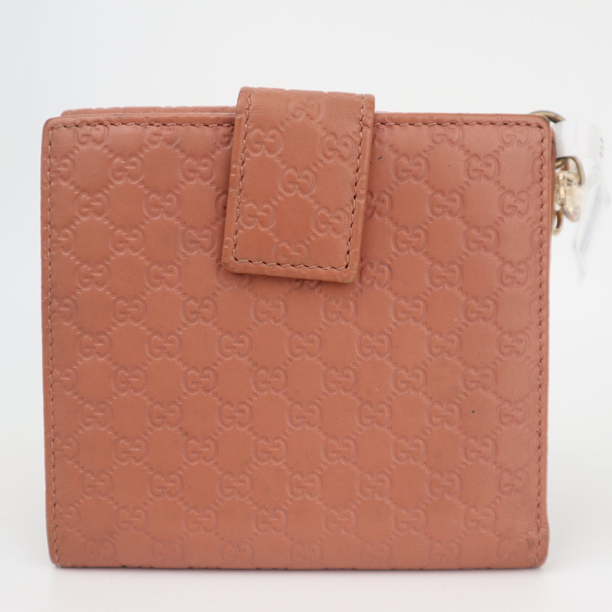 C2813# Gucci Wallet Microguccissima Wallet Pink | Pre-Owned Very Good Pink Guccissima Leather