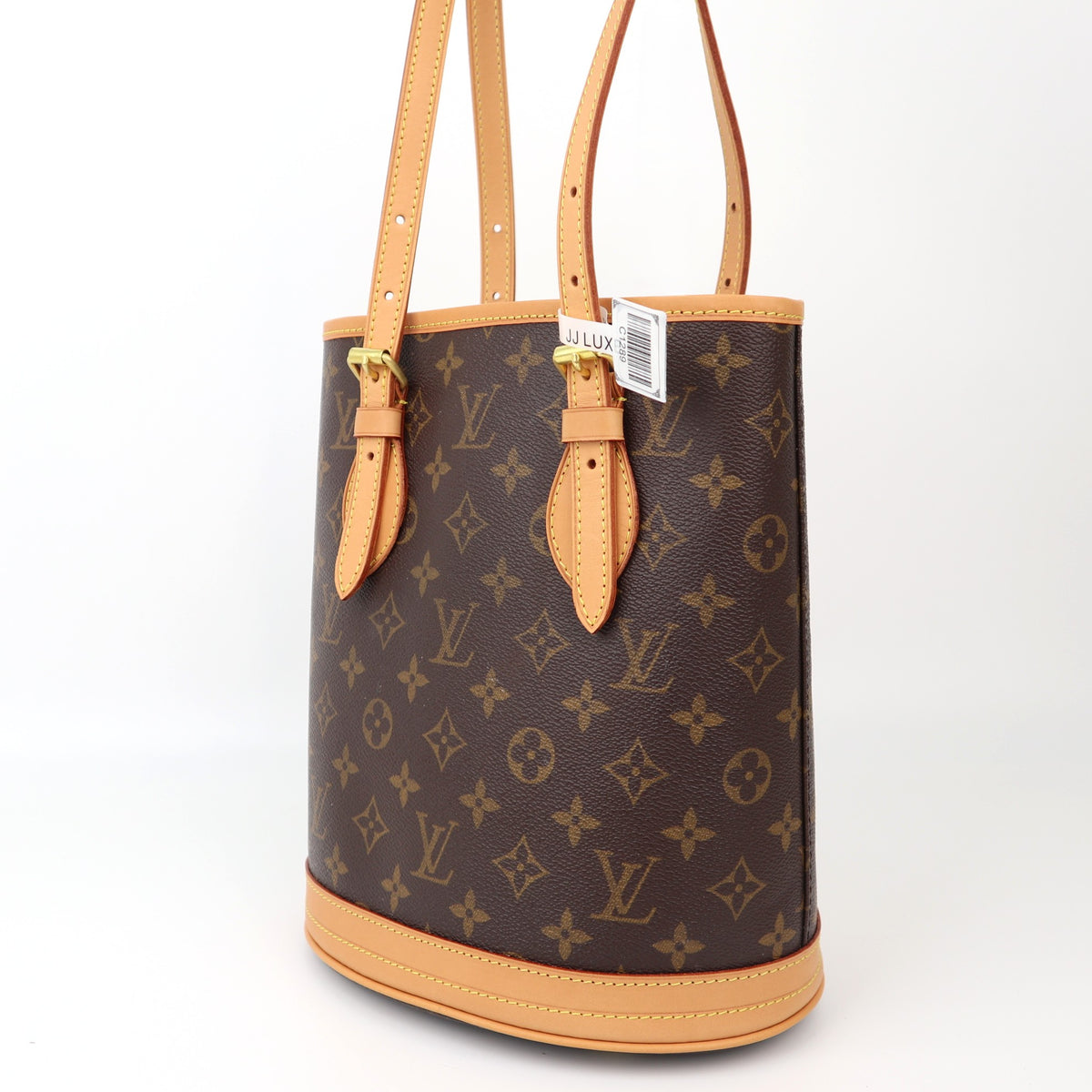 C1289 Louis Vuitton  Monogram Canvas Petit Bucket Shoulder Bag-Pre Owned