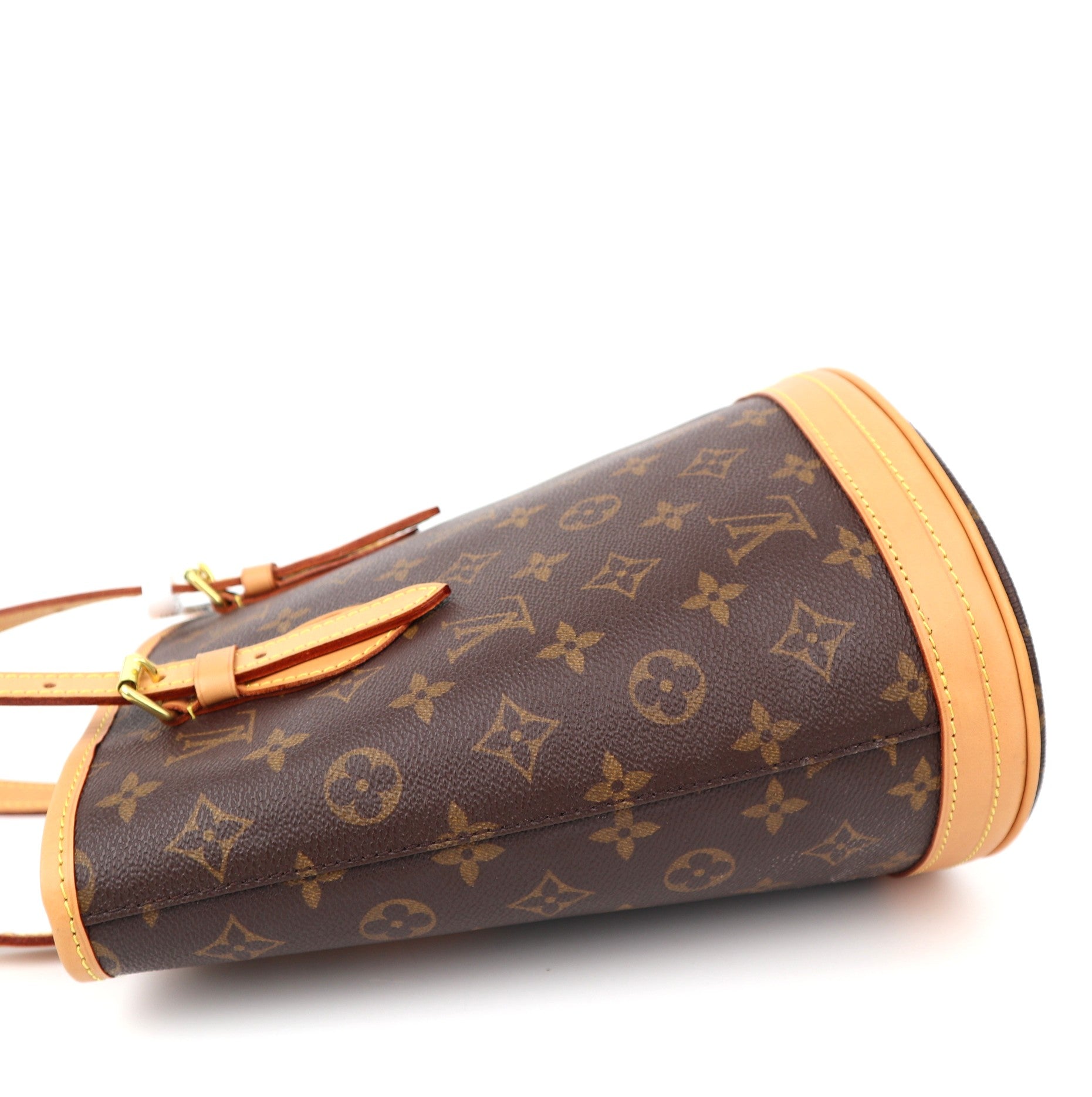 C1290R Louis Vuitton  Monogram Canvas Petit Bucket Shoulder Bag-Pre Owned
