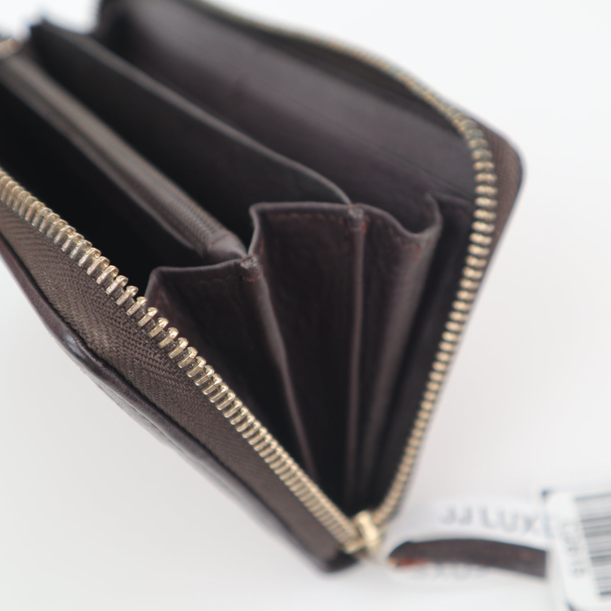 C2815 Gucci Wallet GG Canvas Sukey Zip Around Wallet | Pre-Owned Very Good Brown GG Canvas Canvas