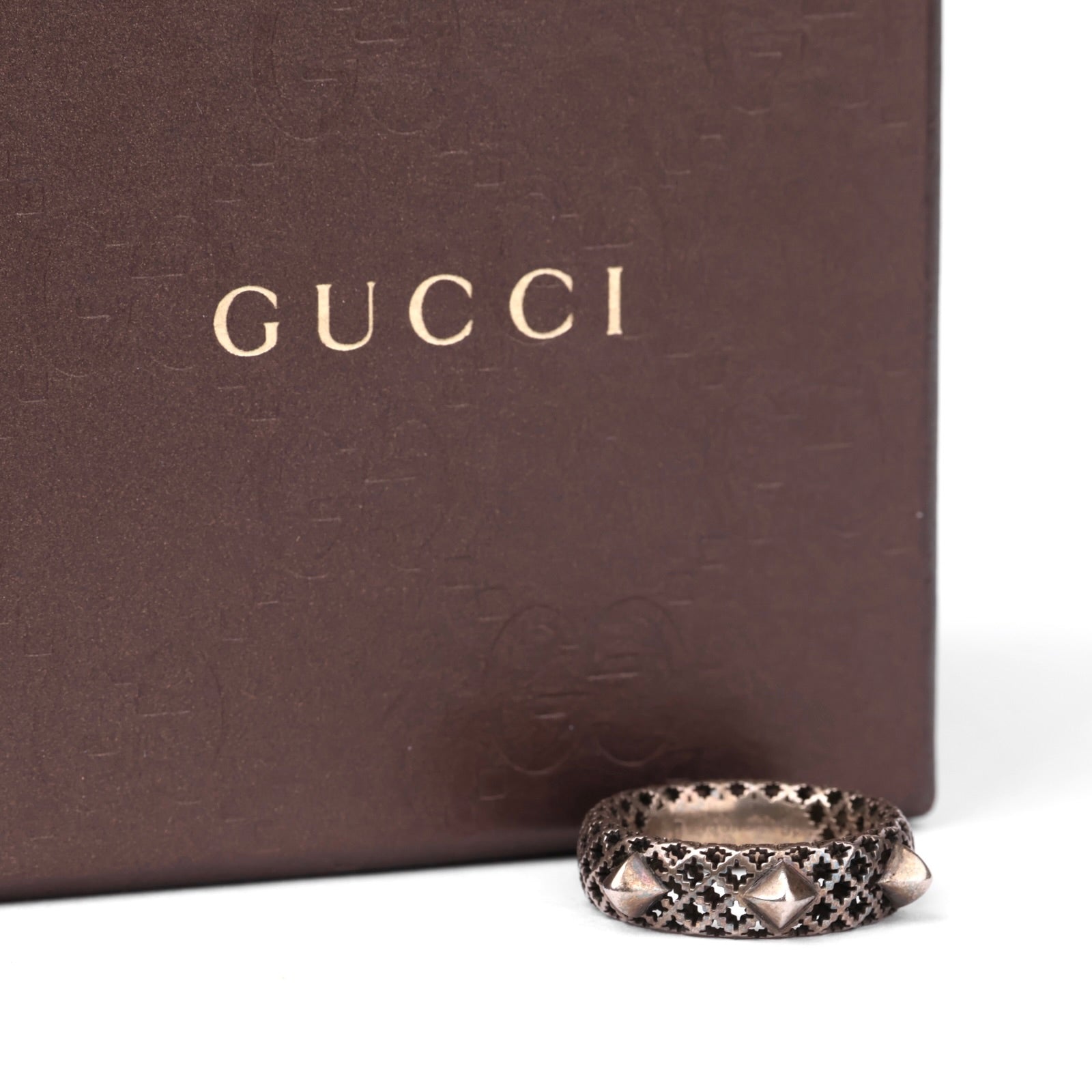 J3550 Gucci Diamantissima Light Studded Band SIZE 16- Pre Owned