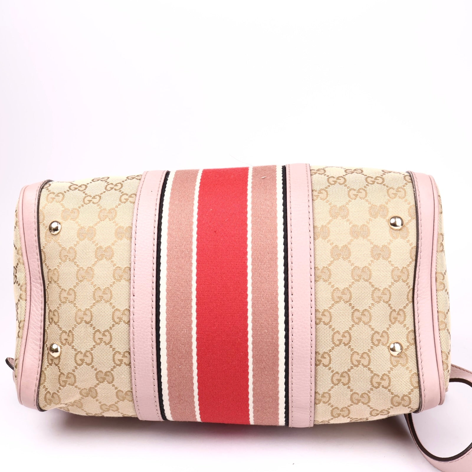 J3575 Gucci Boston Bowling Bag Guccissima Canvas- Pre Owned
