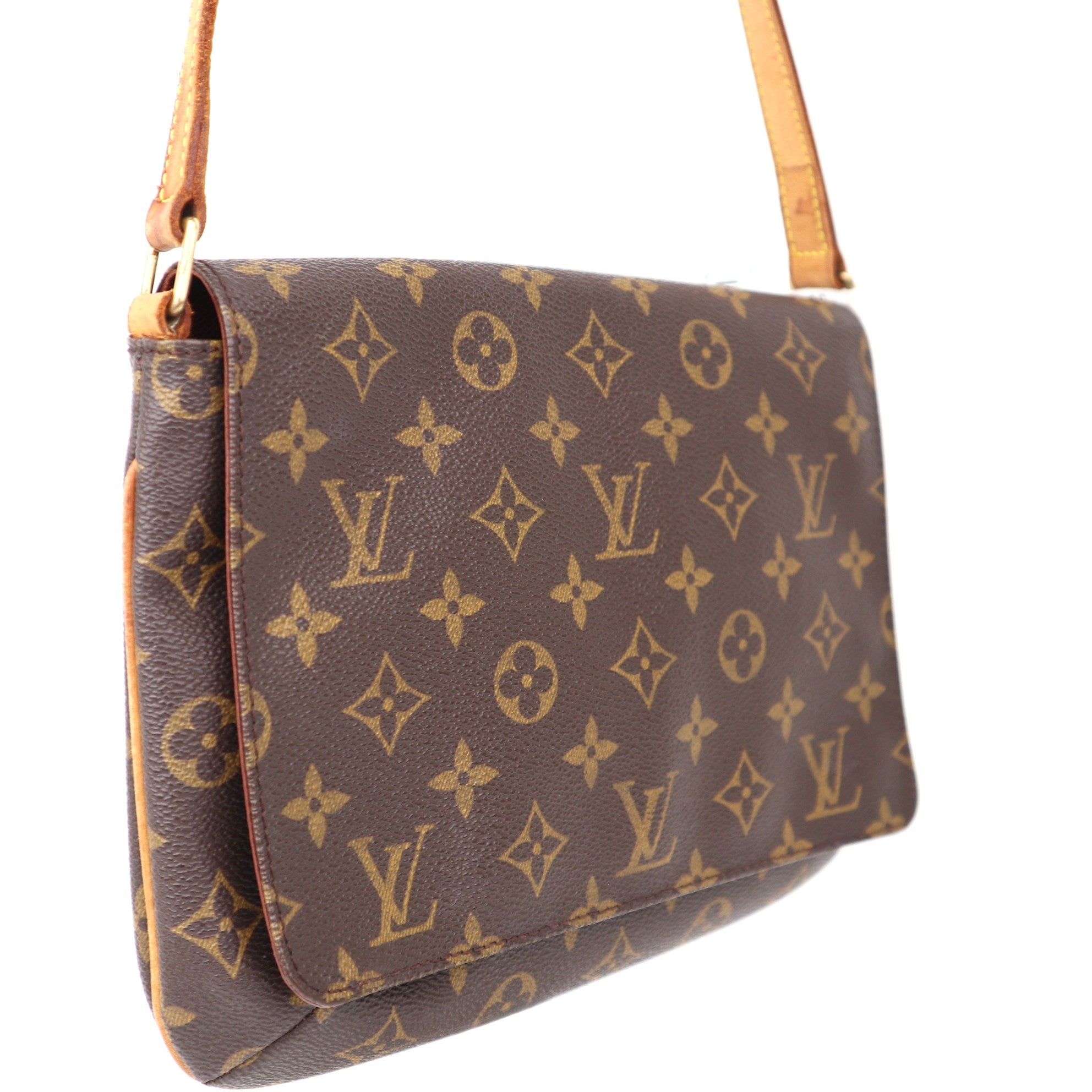 C1292# Louis Vuitton Monogram Musette Tango-Pre Owned