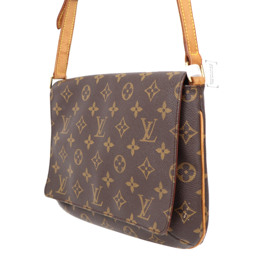 C1292# Louis Vuitton Monogram Musette Tango-Pre Owned