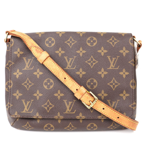 C1292 Louis Vuitton Monogram Musette Tango-Pre Owned