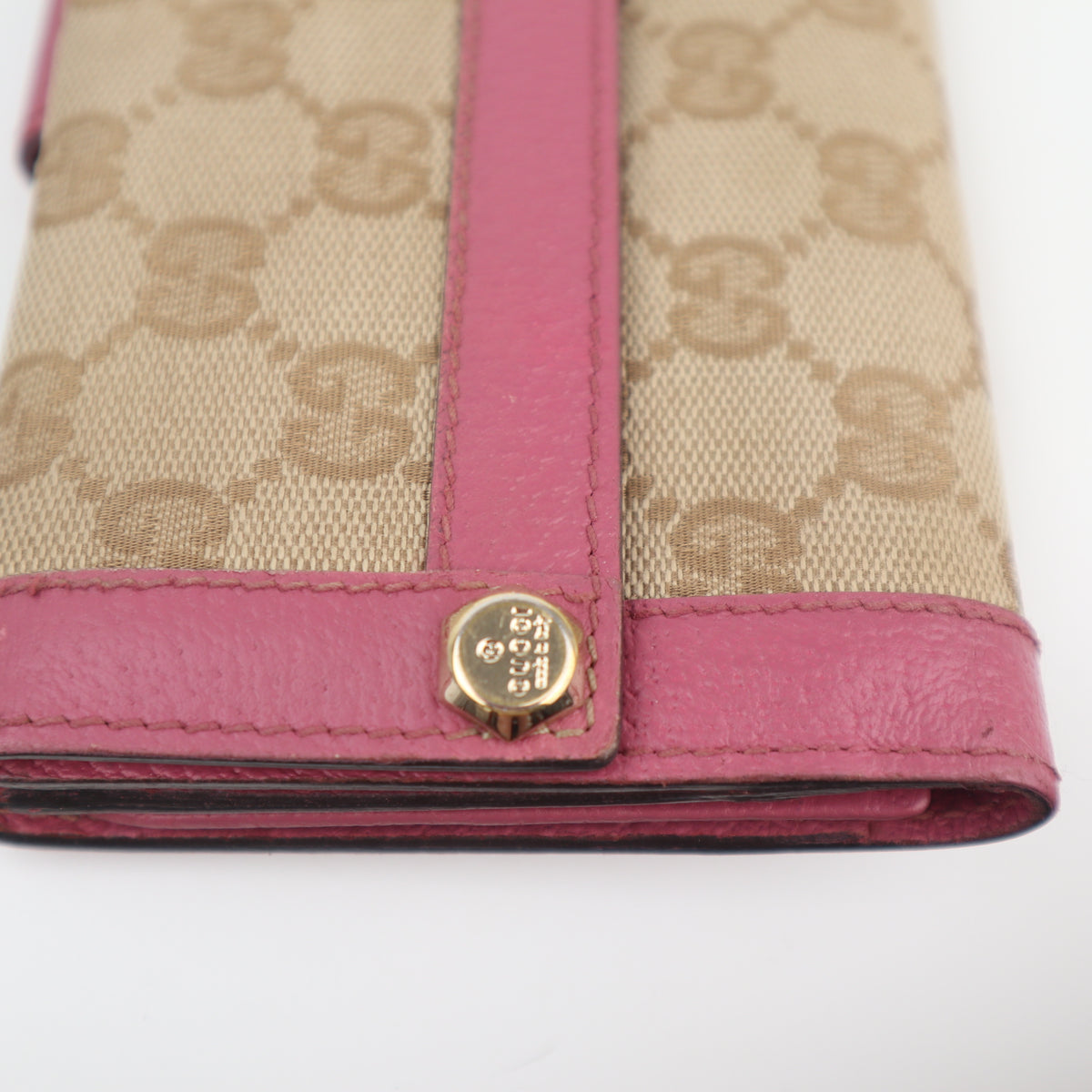 C2818 Gucci Wallet GG Canvas Mayfair Two-Sided Long Wallet | Pre-Owned Very Good Brown GG Canvas Canvas