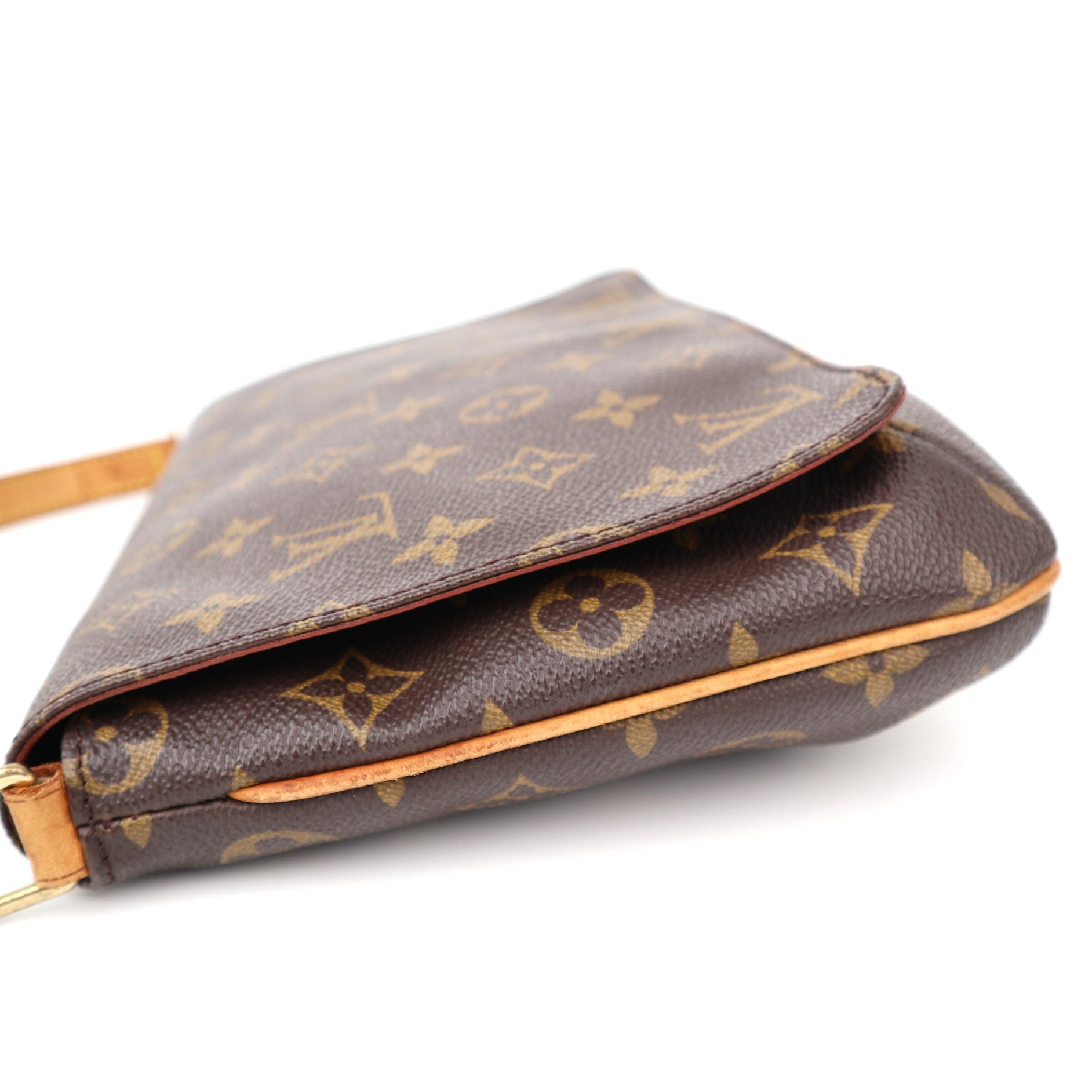 C1292# Louis Vuitton Monogram Musette Tango-Pre Owned