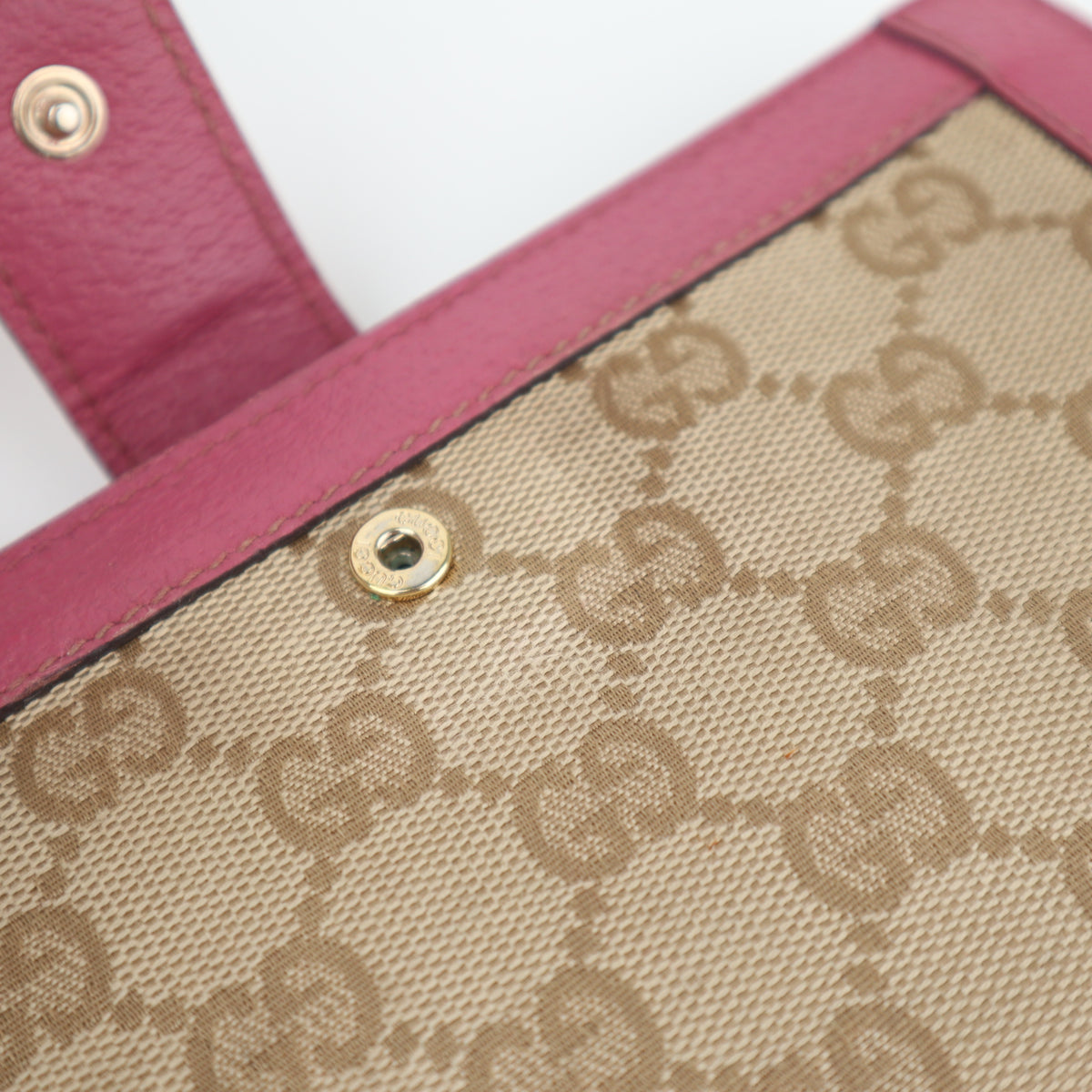 C2818 Gucci Wallet GG Canvas Mayfair Two-Sided Long Wallet | Pre-Owned Very Good Brown GG Canvas Canvas