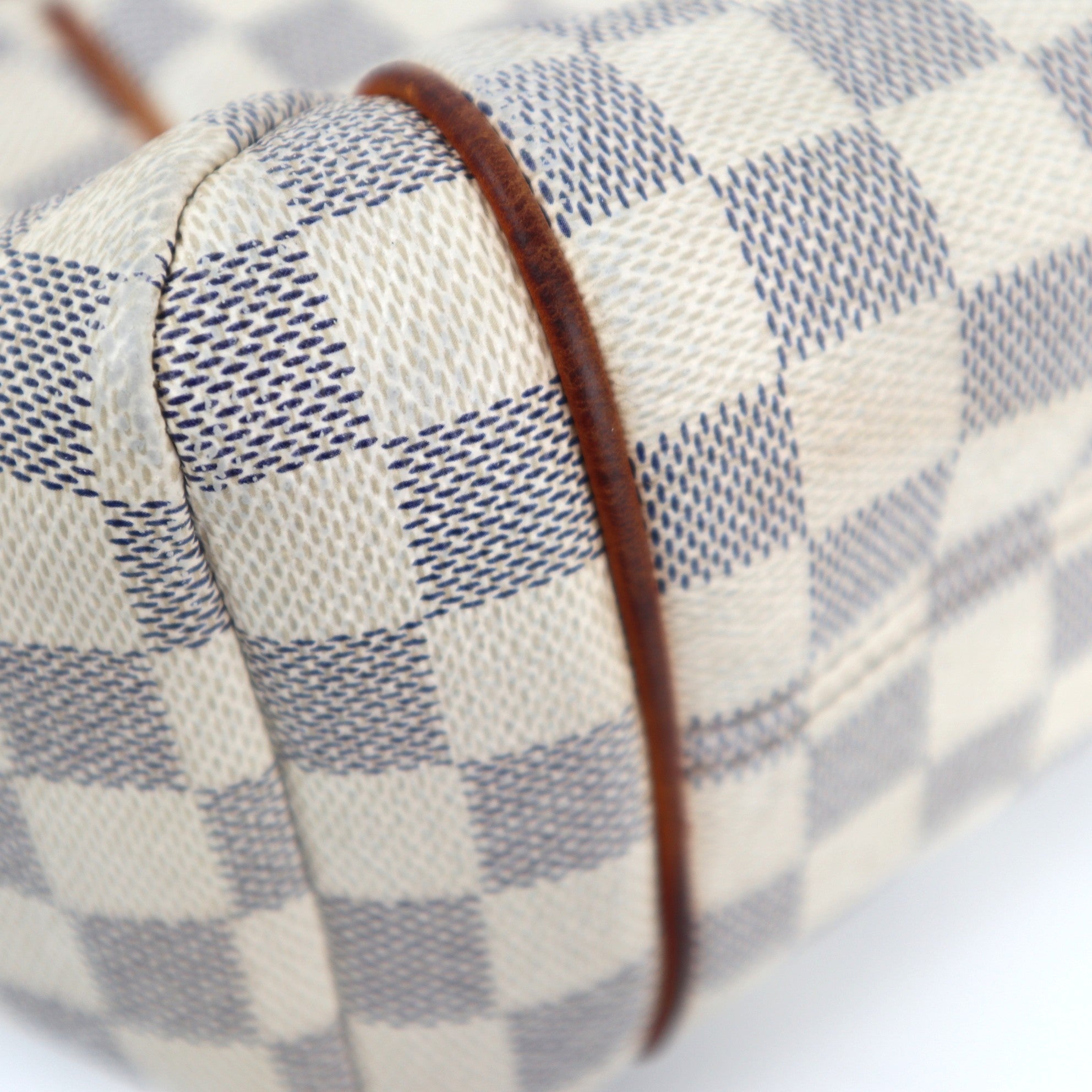 Louis Vuitton Damier Azur Totally PM Tote Bag C1863 | Pre-Owned Very Good White / Blue Damier Azur Coated canvas, leather trim
