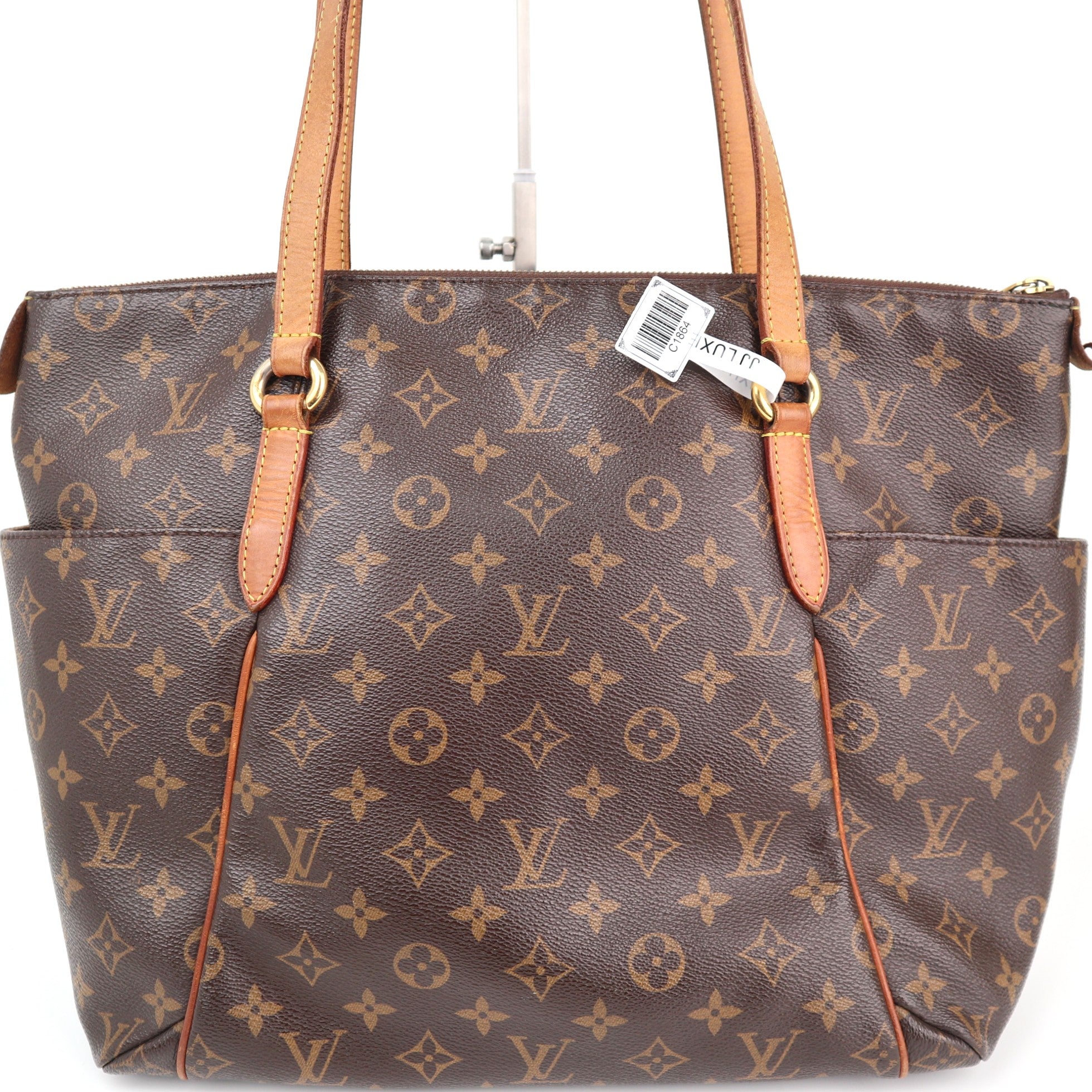 Louis Vuitton Monogram Canvas Totally MM Tote Bag C1864# | Pre-Owned Very Good Brown Monogram Coated canvas, leather trim