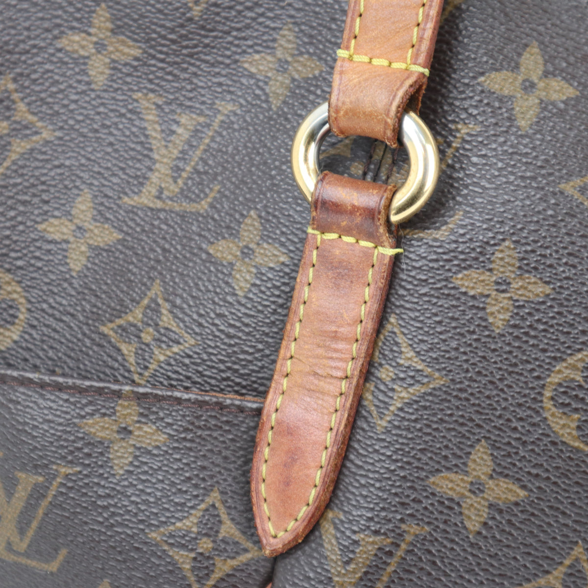 Louis Vuitton Monogram Canvas Totally MM Tote Bag C1865 | Pre-Owned Very Good Brown Monogram Coated canvas, leather trim