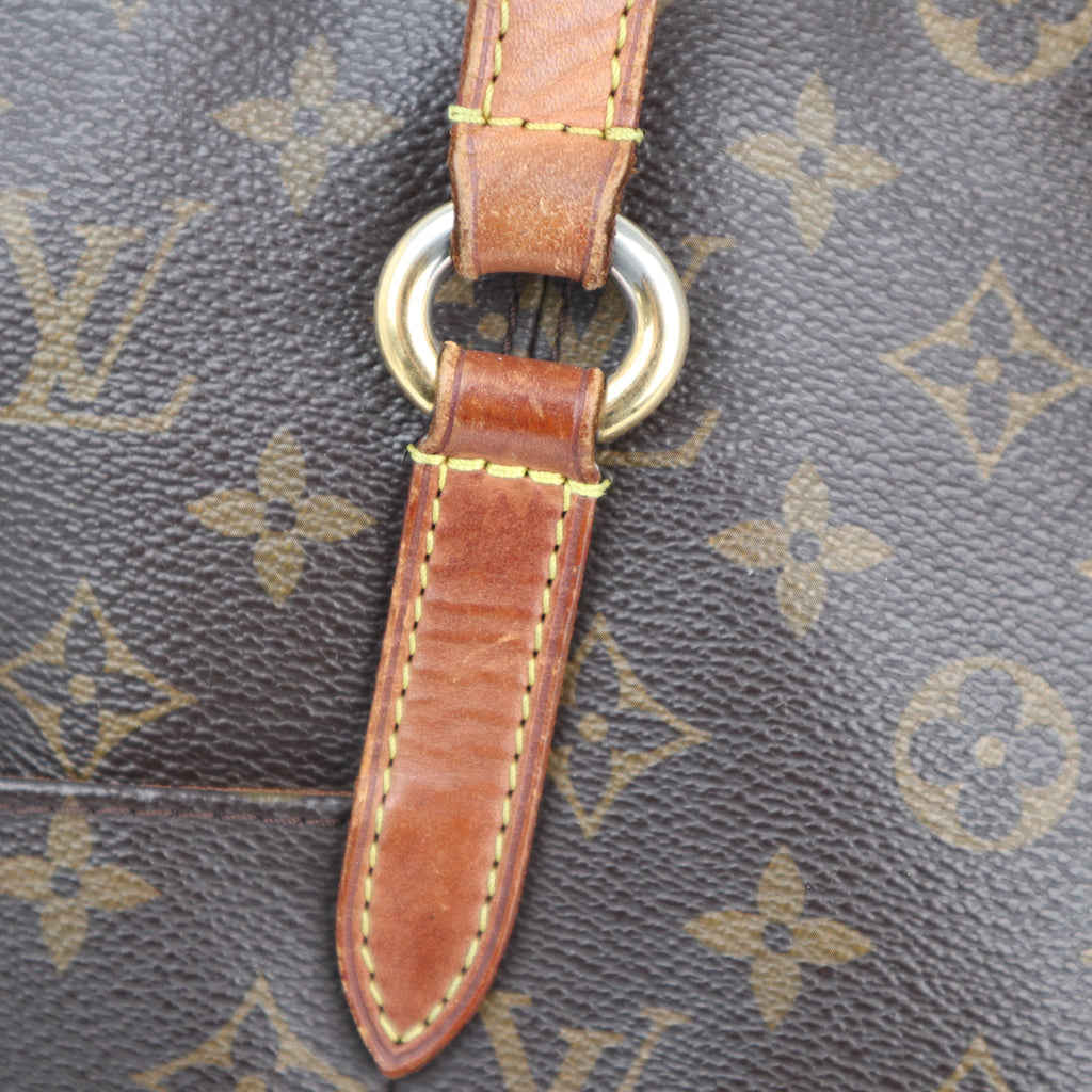 Louis Vuitton Monogram Canvas Totally MM Tote Bag C1865 | Pre-Owned Very Good Brown Monogram Coated canvas, leather trim