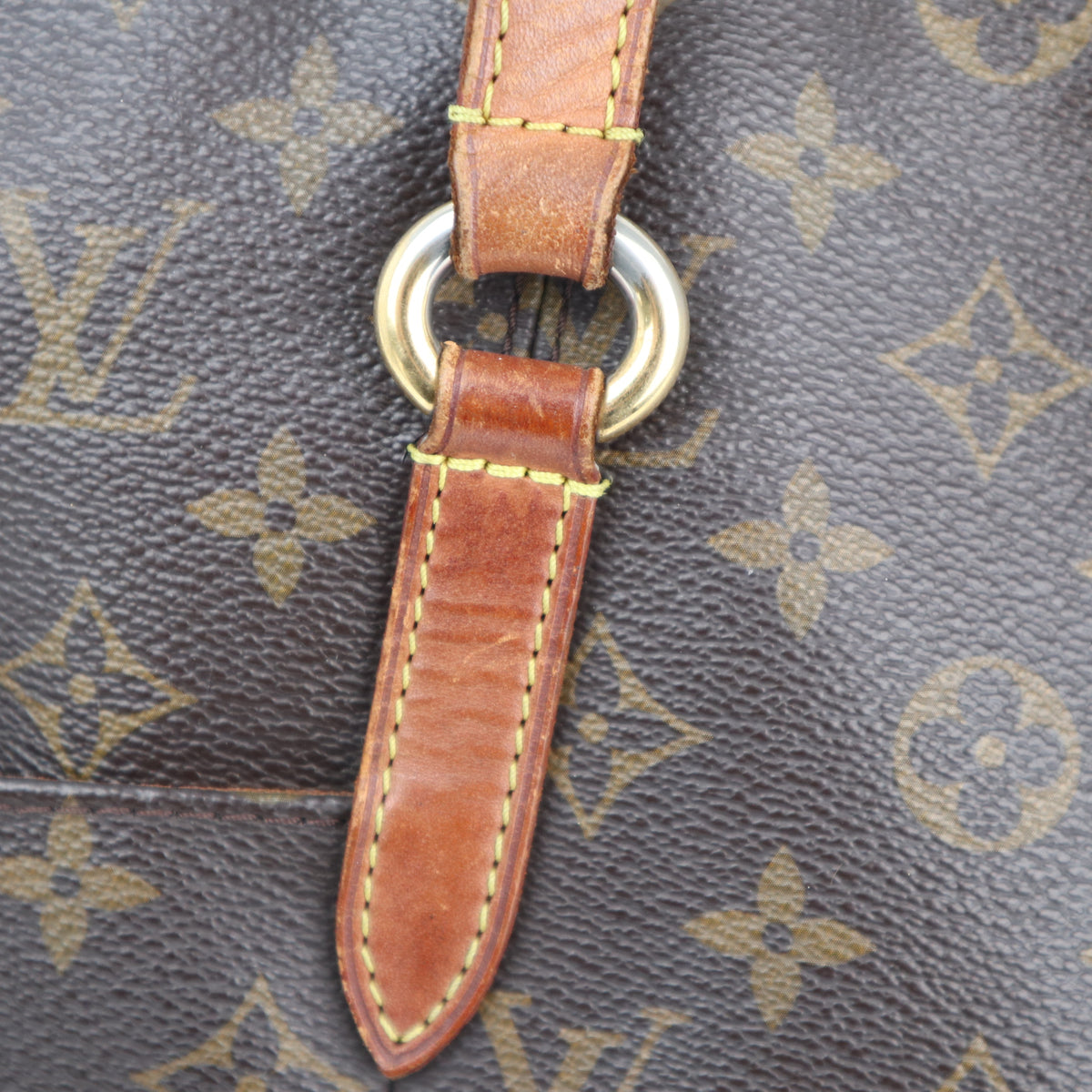 Louis Vuitton Monogram Canvas Totally MM Tote Bag C1865 | Pre-Owned Very Good Brown Monogram Coated canvas, leather trim