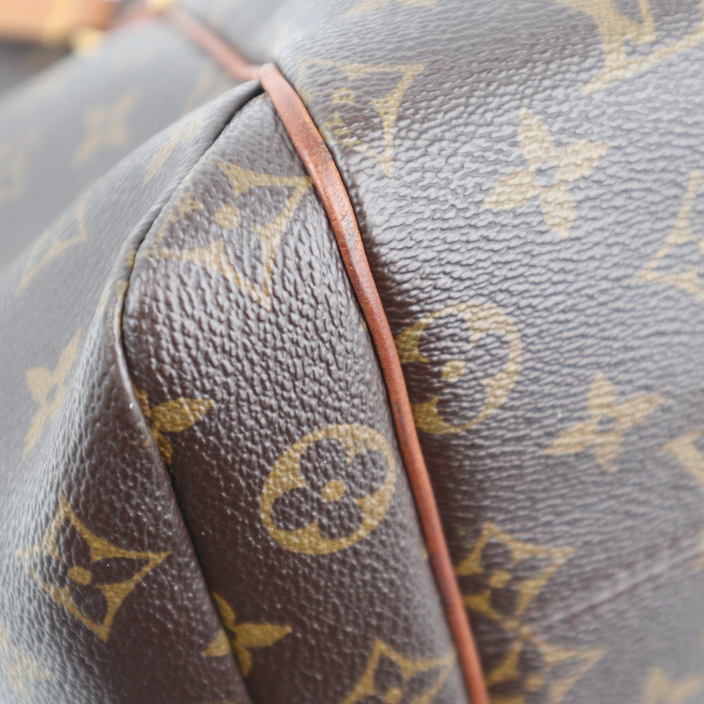 Louis Vuitton Monogram Canvas Totally MM Tote Bag C1865 | Pre-Owned Very Good Brown Monogram Coated canvas, leather trim