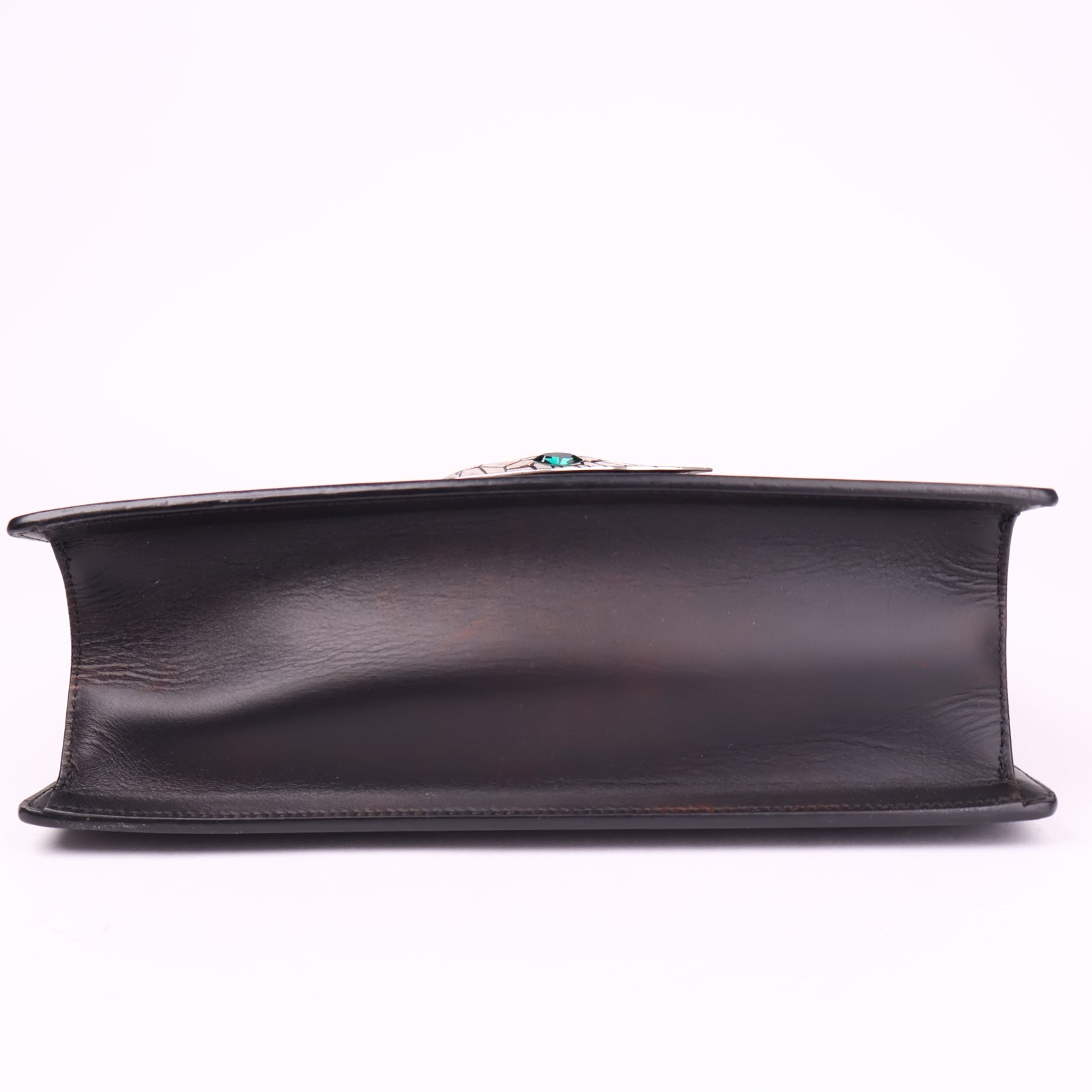 J3571 Gucci Black Snakeskin Lilith Top Handle Bag- Pre Owned