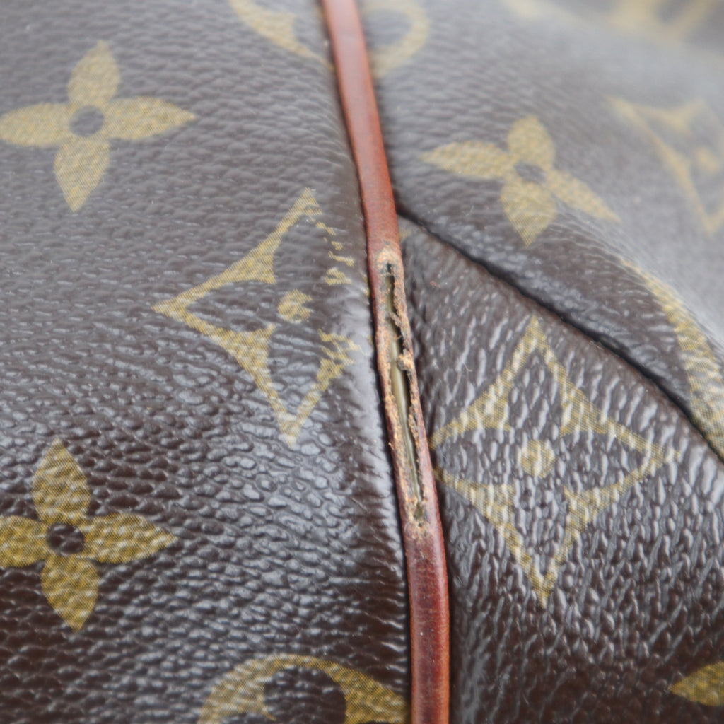 Louis Vuitton Monogram Canvas Totally MM Tote Bag C1866 | Pre-Owned Very Good Brown Monogram Coated canvas, leather trim