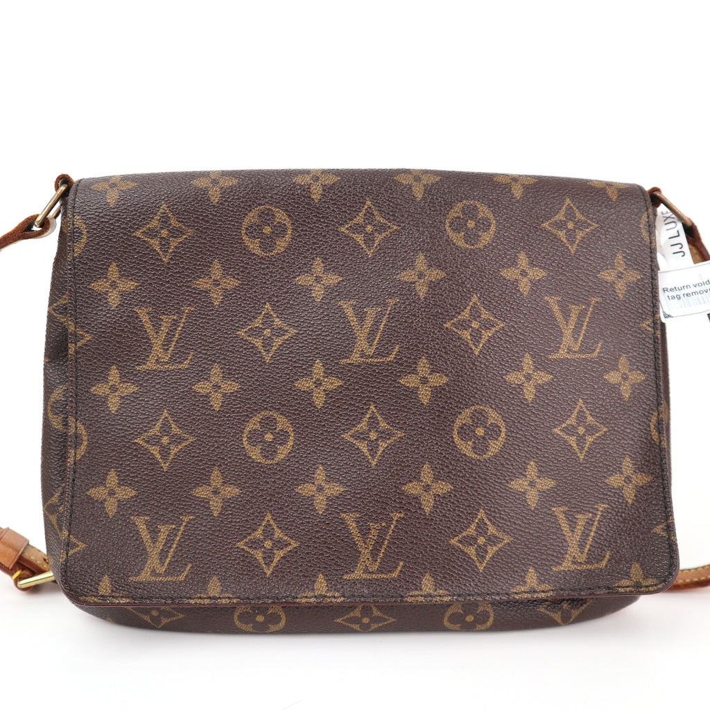 Louis Vuitton Monogram Canvas Musette Tango Shoulder Bag C1868 | Pre-Owned Very Good Brown Monogram Coated canvas, leather trim