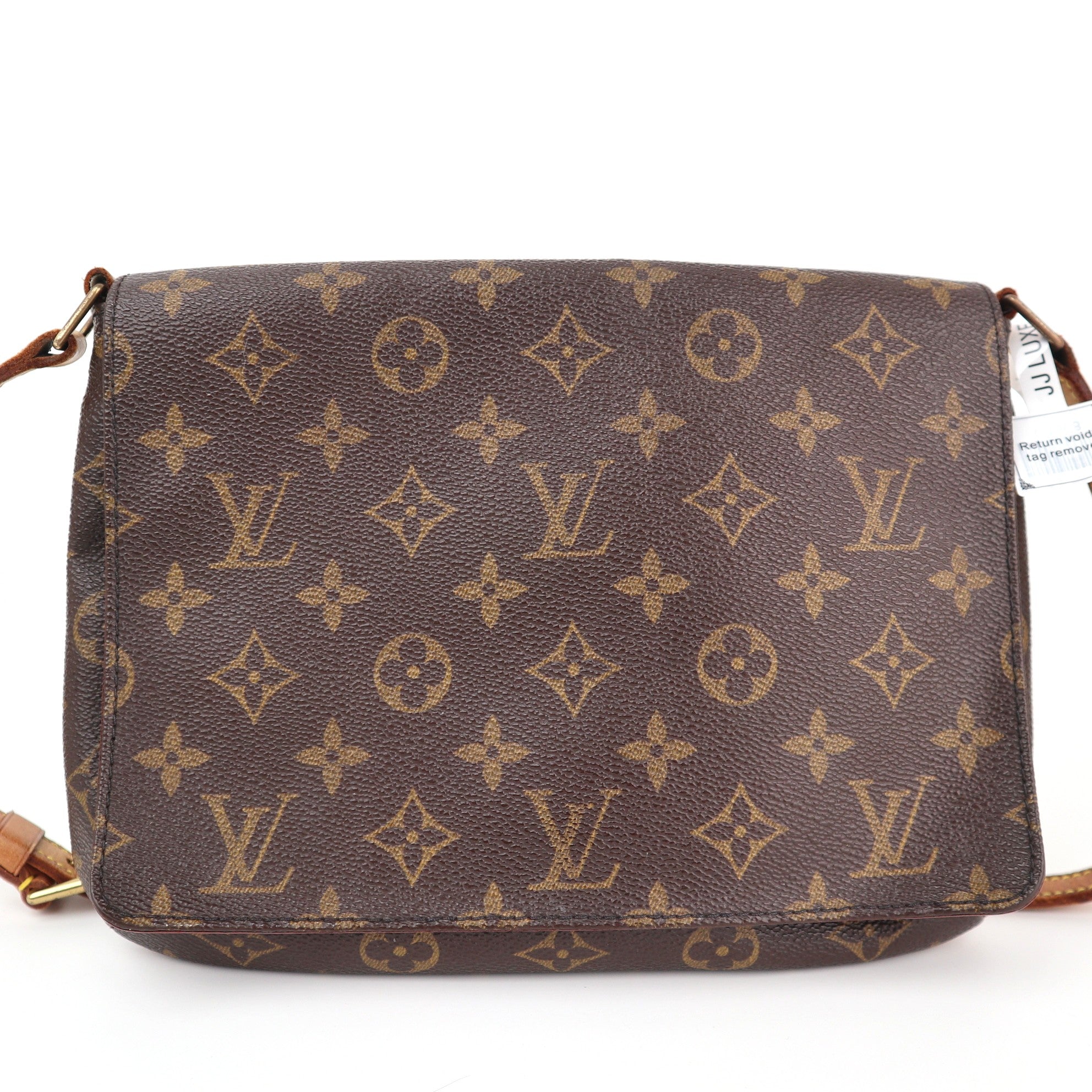 Louis Vuitton Monogram Canvas Musette Tango Shoulder Bag C1868 | Pre-Owned Very Good Brown Monogram Coated canvas, leather trim
