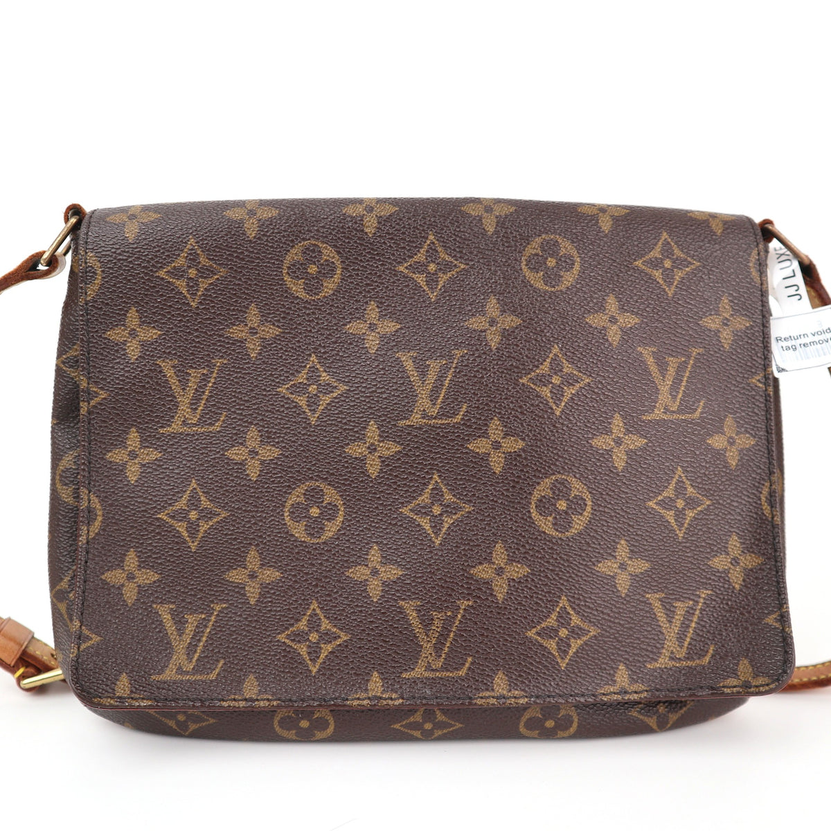 Louis Vuitton Monogram Canvas Musette Tango Shoulder Bag C1868 | Pre-Owned Very Good Brown Monogram Coated canvas, leather trim