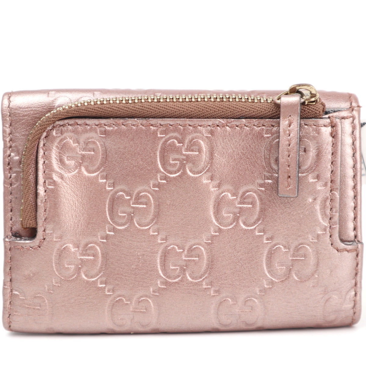 C2831 Gucci Key Case Lovely Heart Guccissima 6-Ring Key Case | Pre-Owned Excellent Brown Guccissima Leather