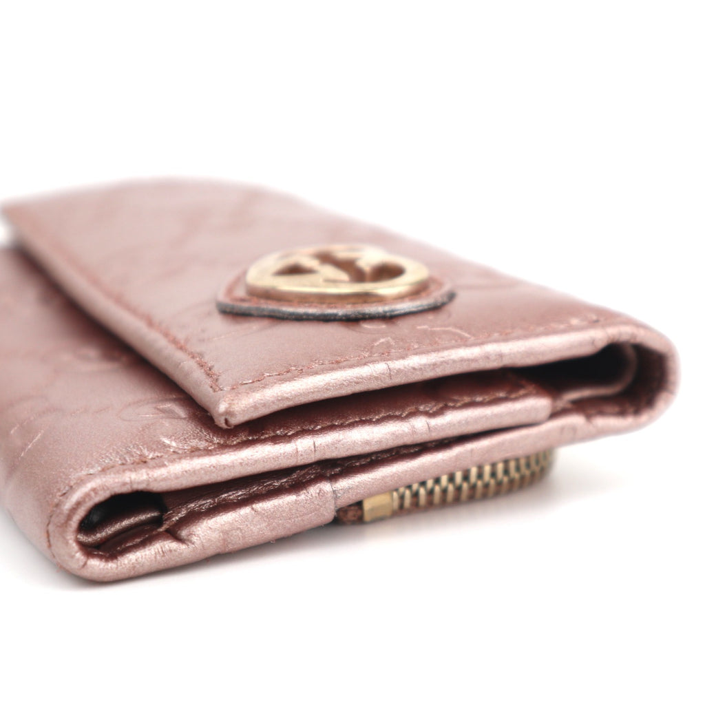 C2831 Gucci Key Case Lovely Heart Guccissima 6-Ring Key Case | Pre-Owned Excellent Brown Guccissima Leather